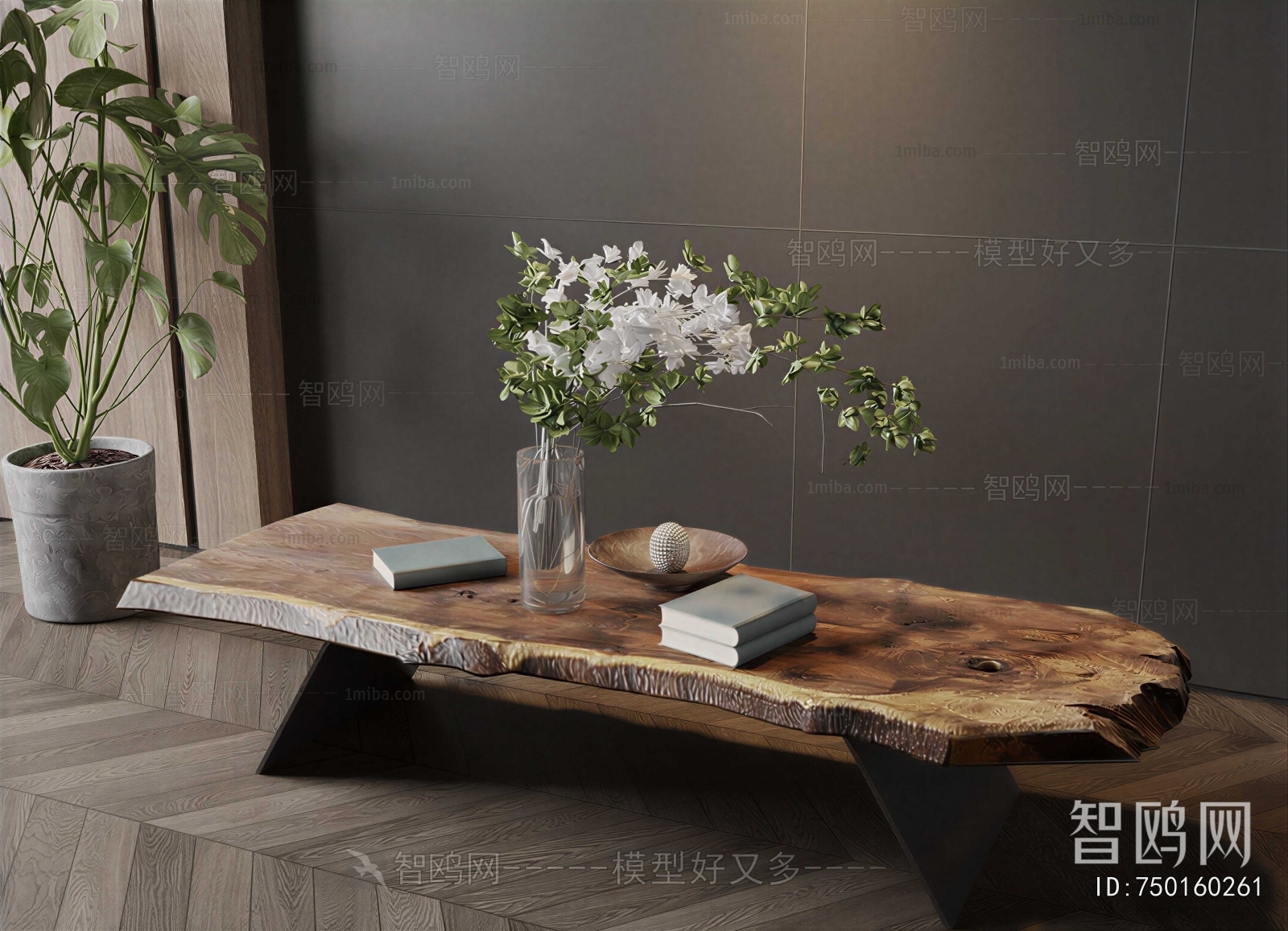 Wabi-sabi Style Coffee Table