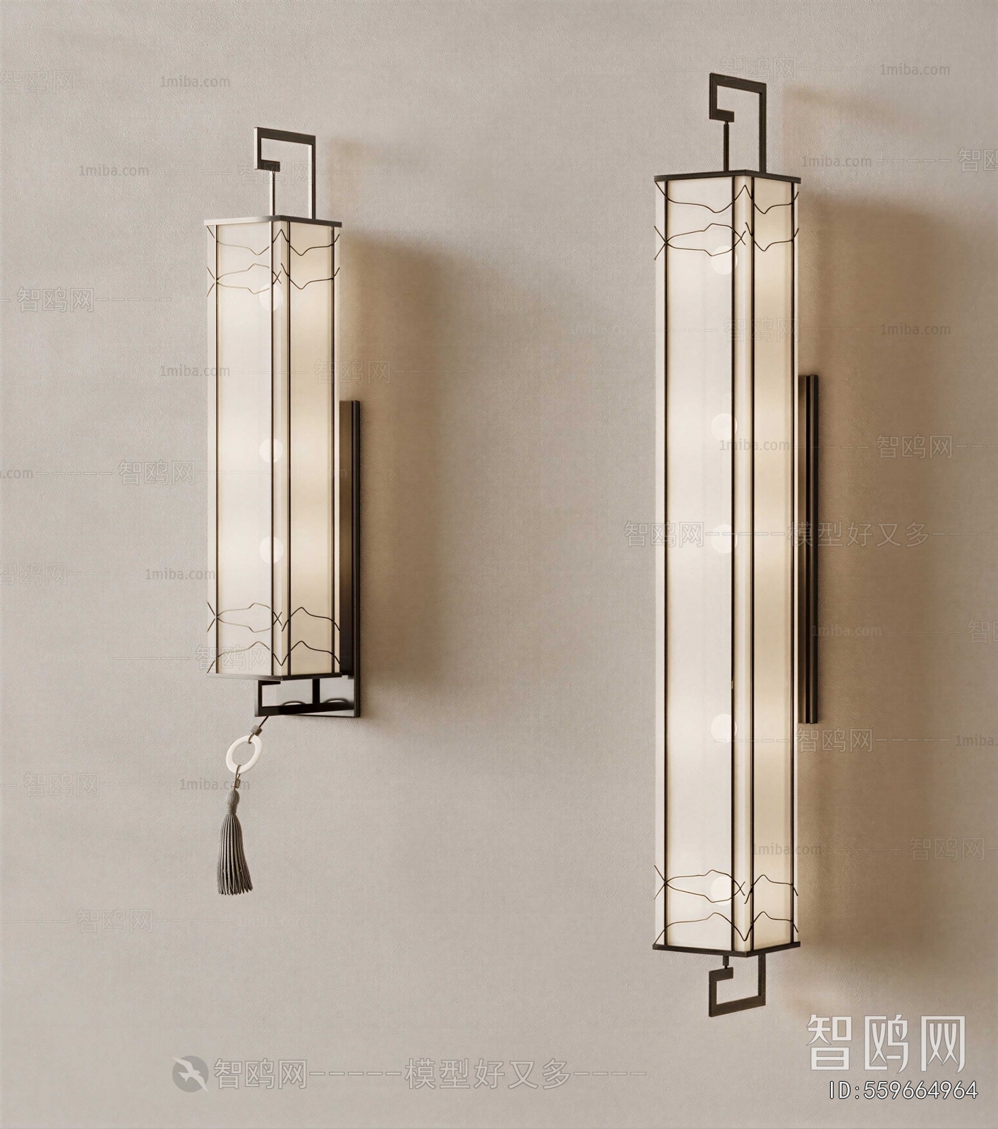 New Chinese Style Wall Lamp