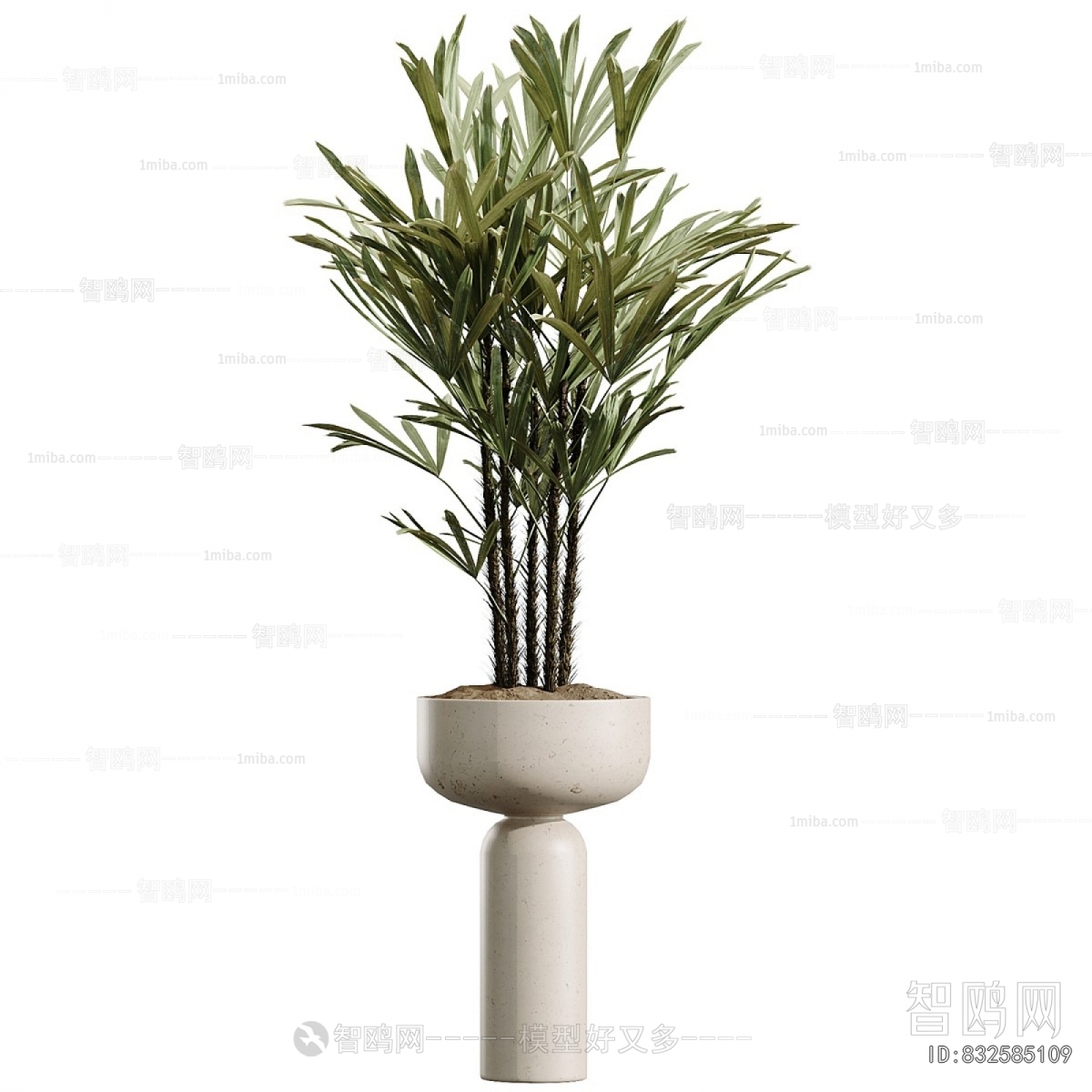Modern Ground Green Plant Potted Plants