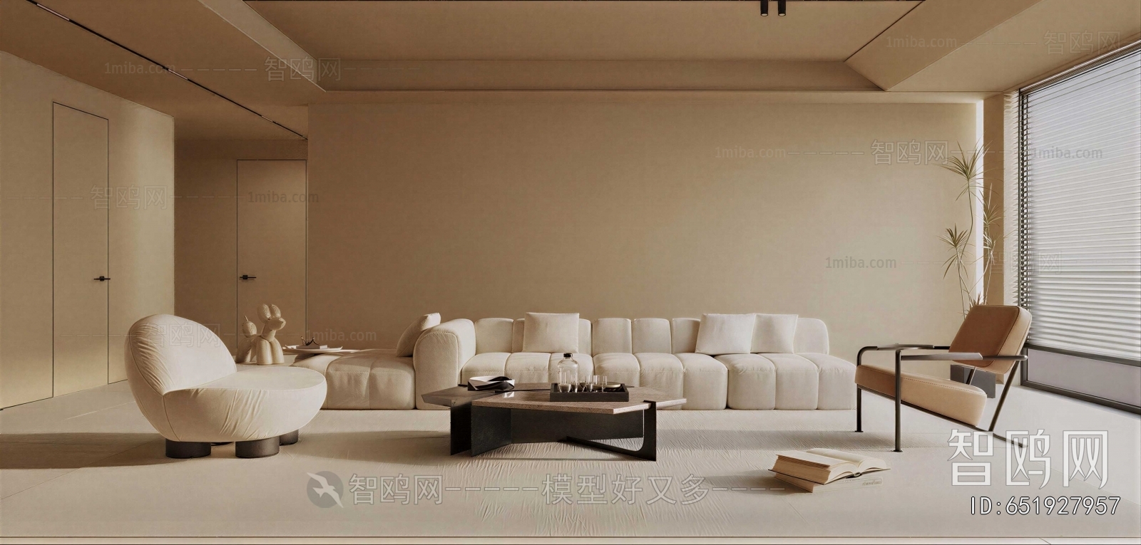 Wabi-sabi Style A Living Room