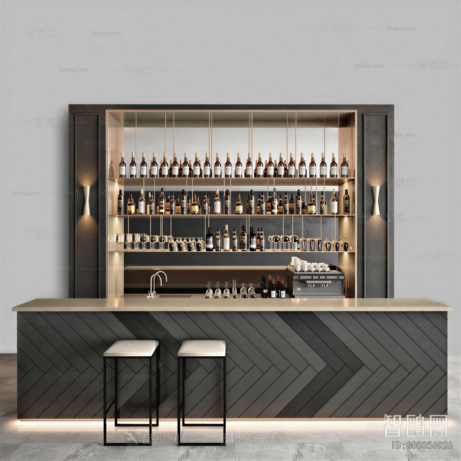Modern Counter Bar