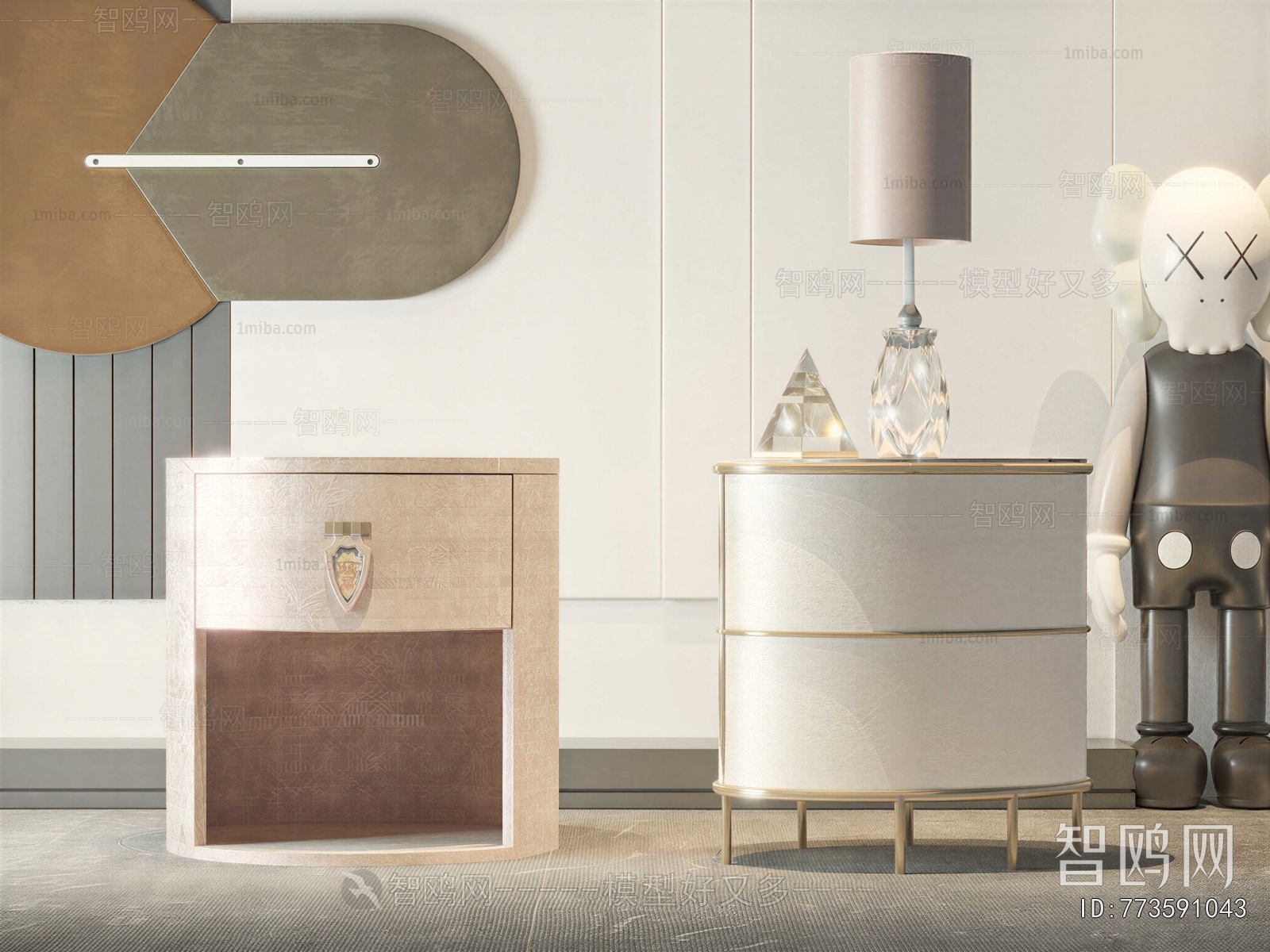 Modern Bedside Cupboard