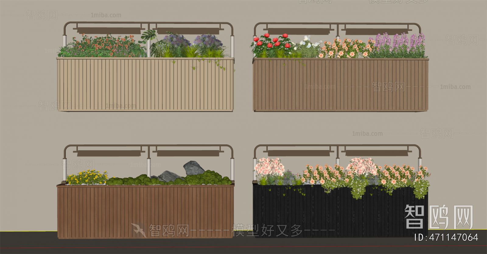Modern Flower Bed, Flower Bowl, Flower Box
