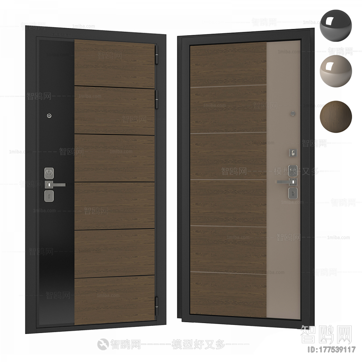 Nordic Style Entrance Door