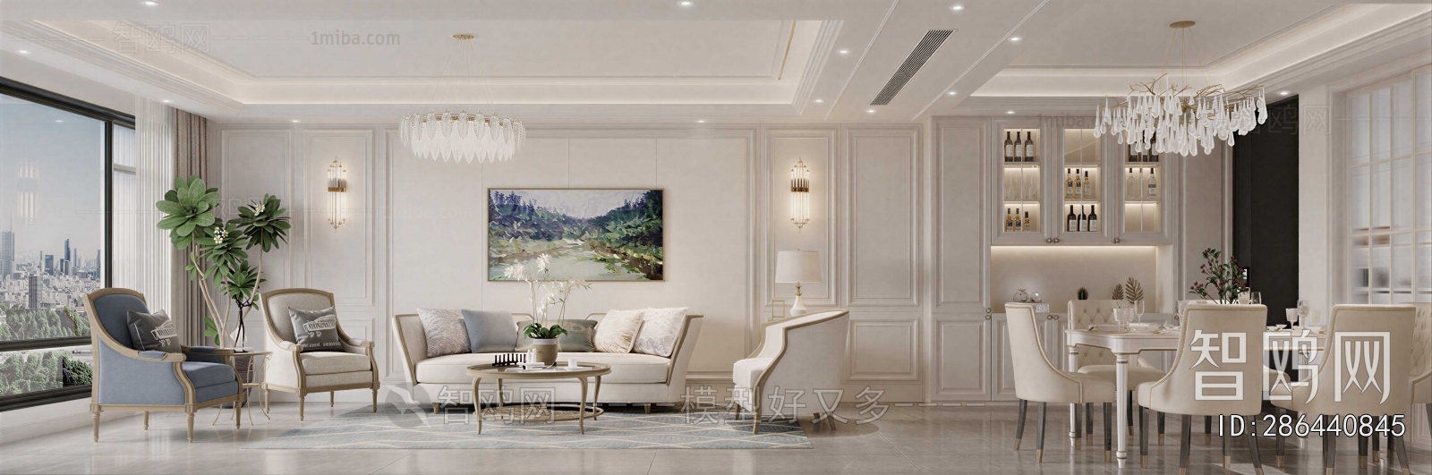 American Style A Living Room