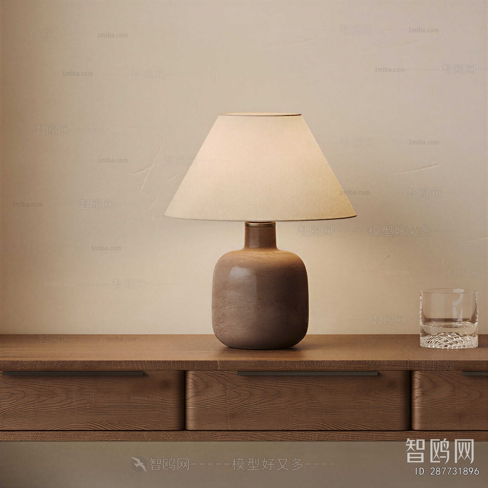 Wabi-sabi Style Table Lamp