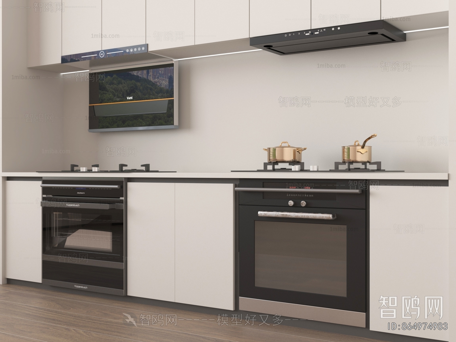 Modern Kitchen Electric Gas Range