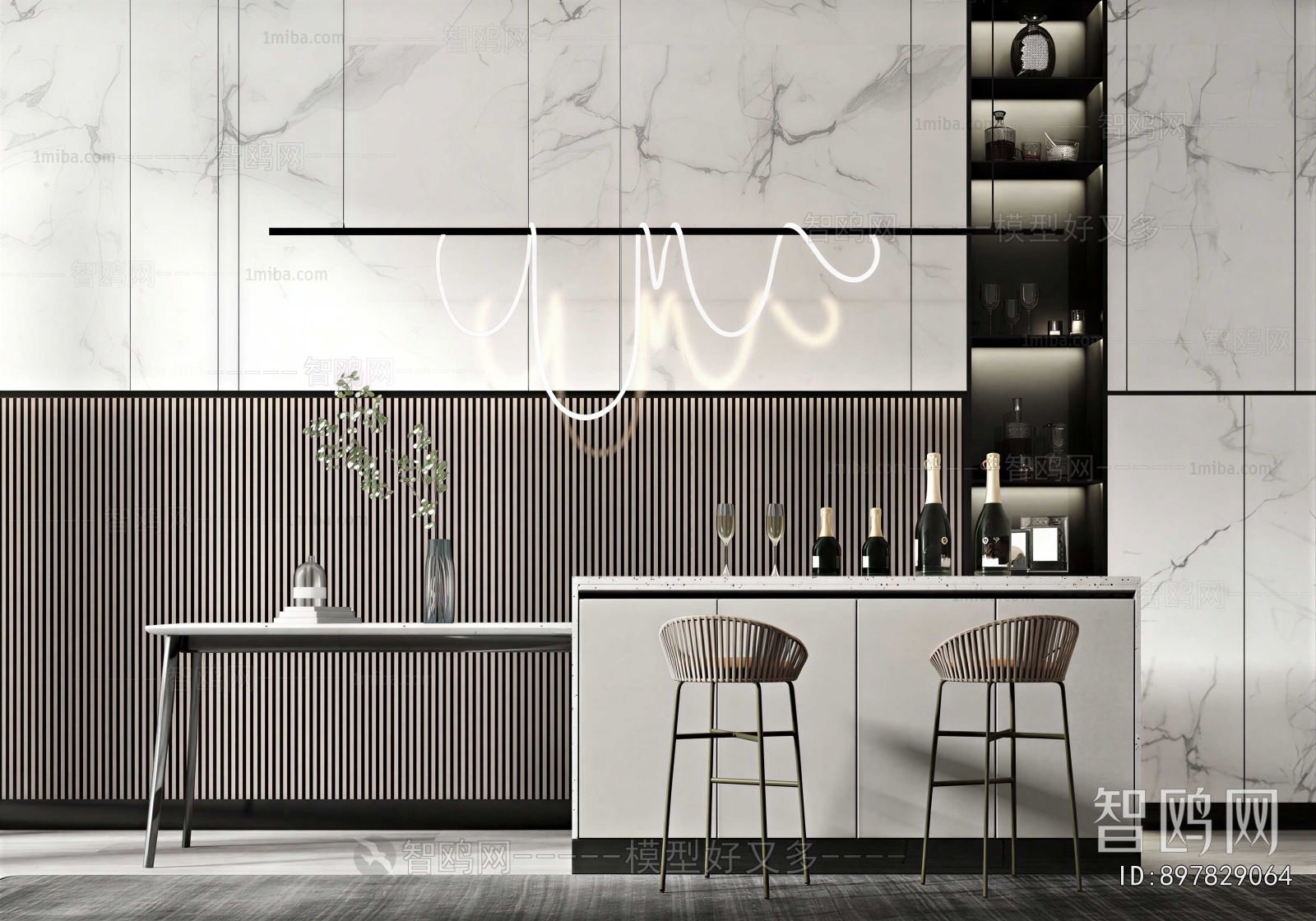 Modern Counter Bar