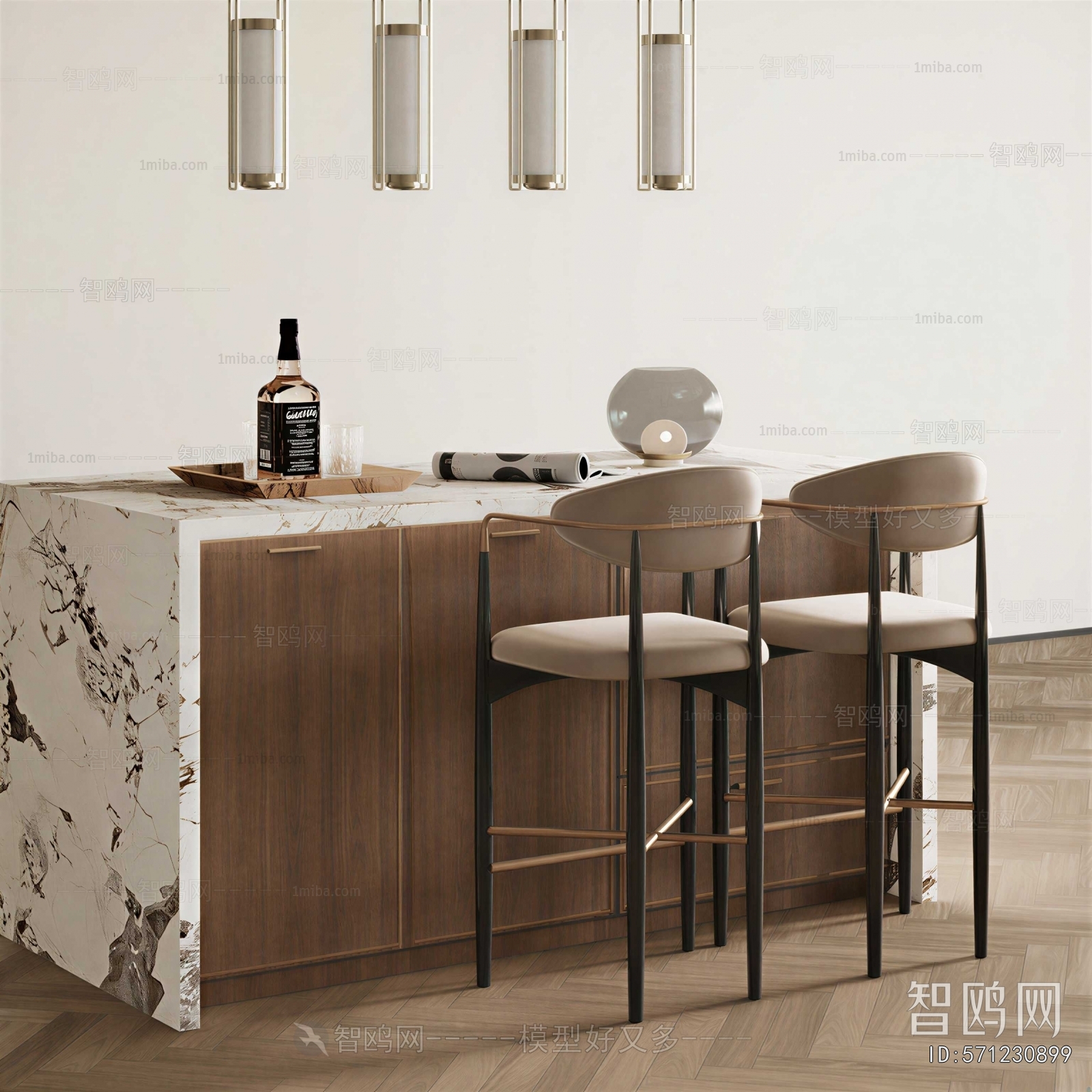 Modern Counter Bar