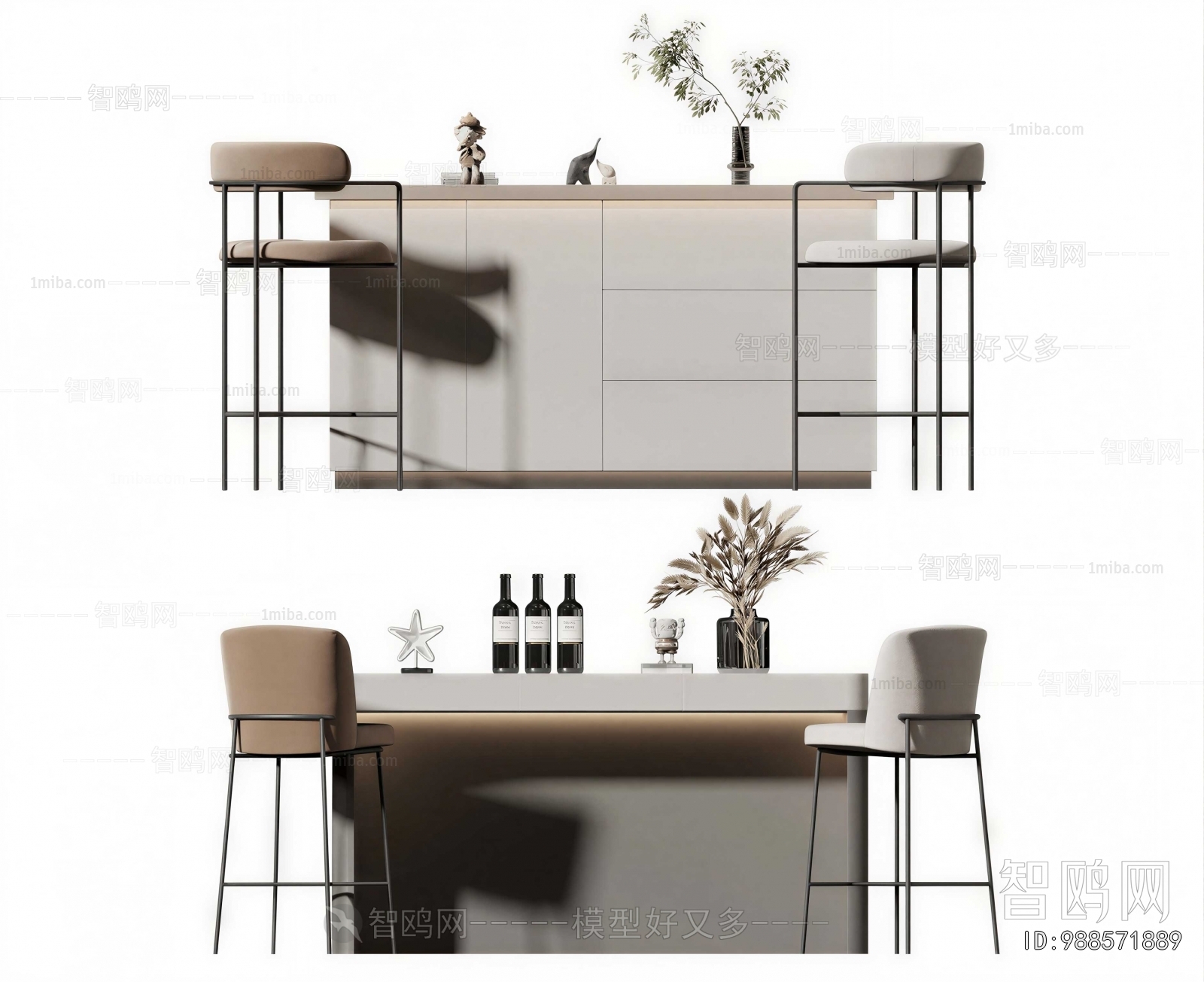 Modern Counter Bar