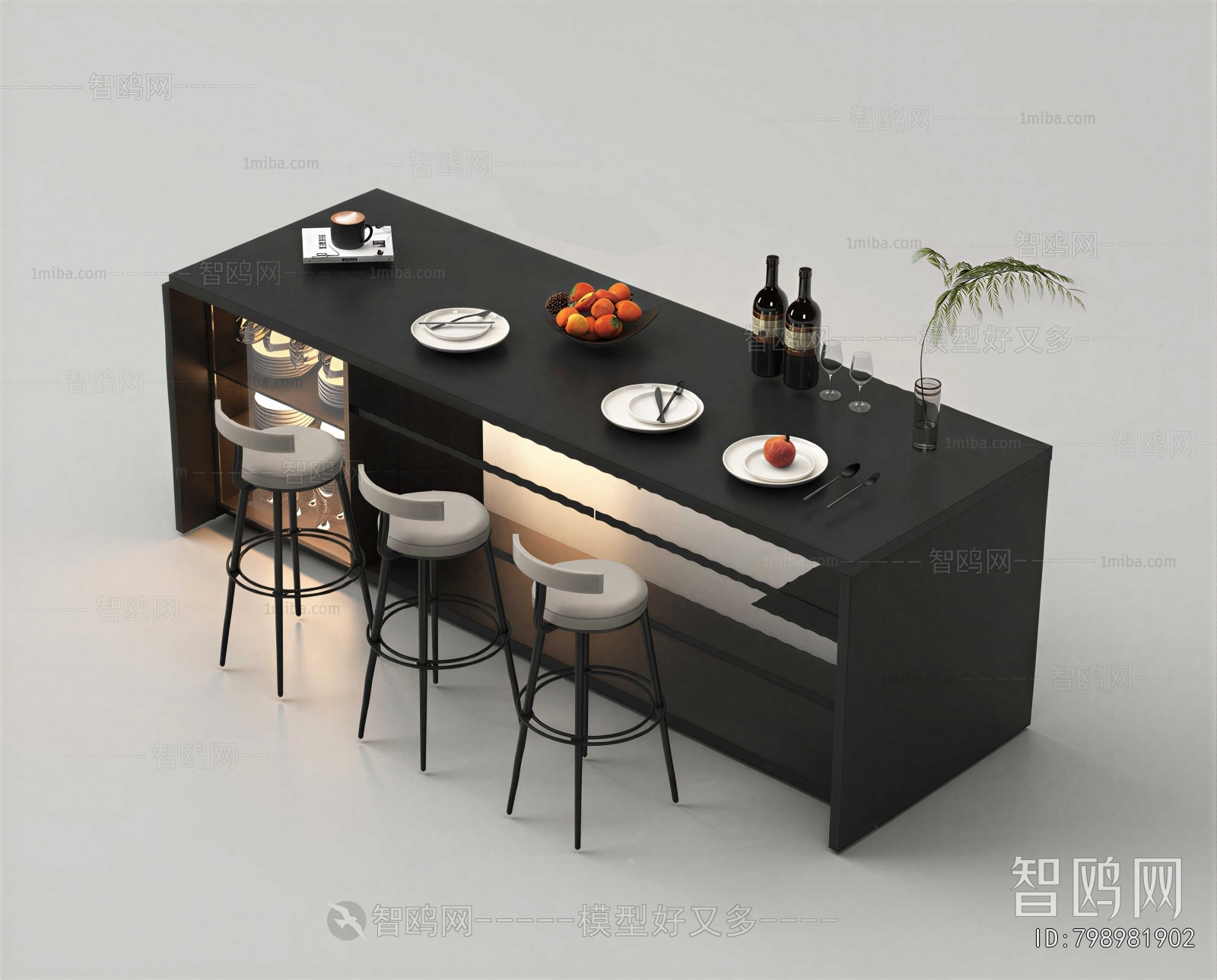 Modern Counter Bar