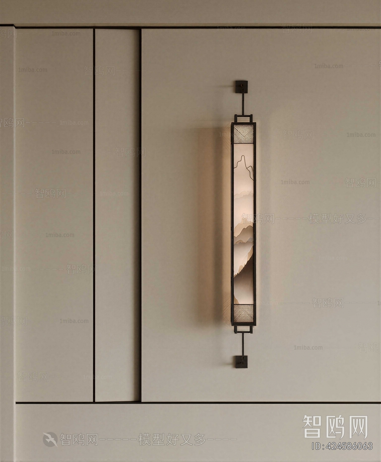 New Chinese Style Wall Lamp