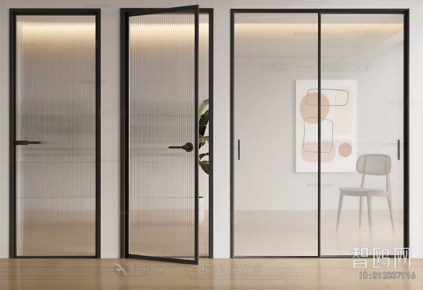 Modern Single Door