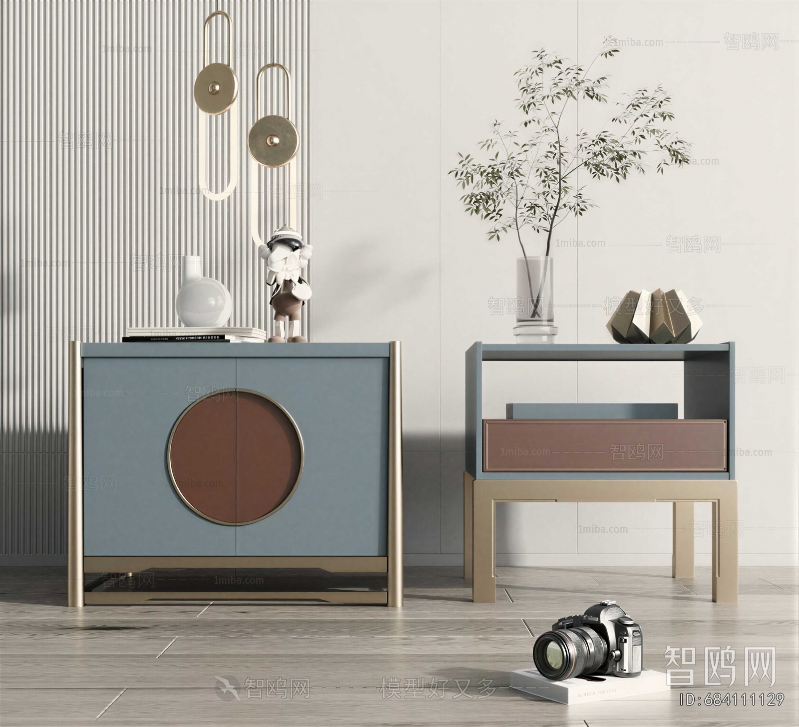 Modern Bedside Cupboard