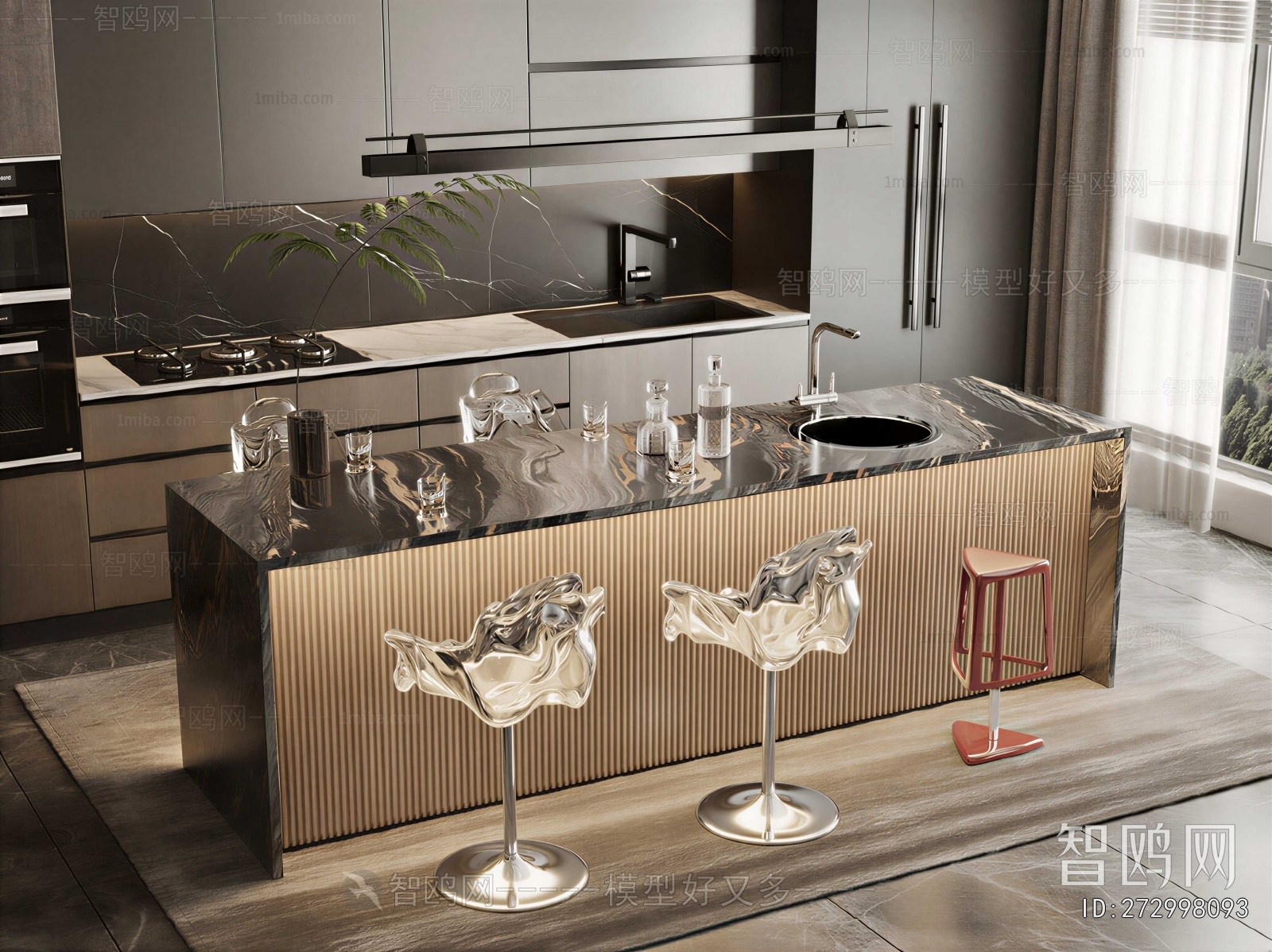 Modern Counter Bar
