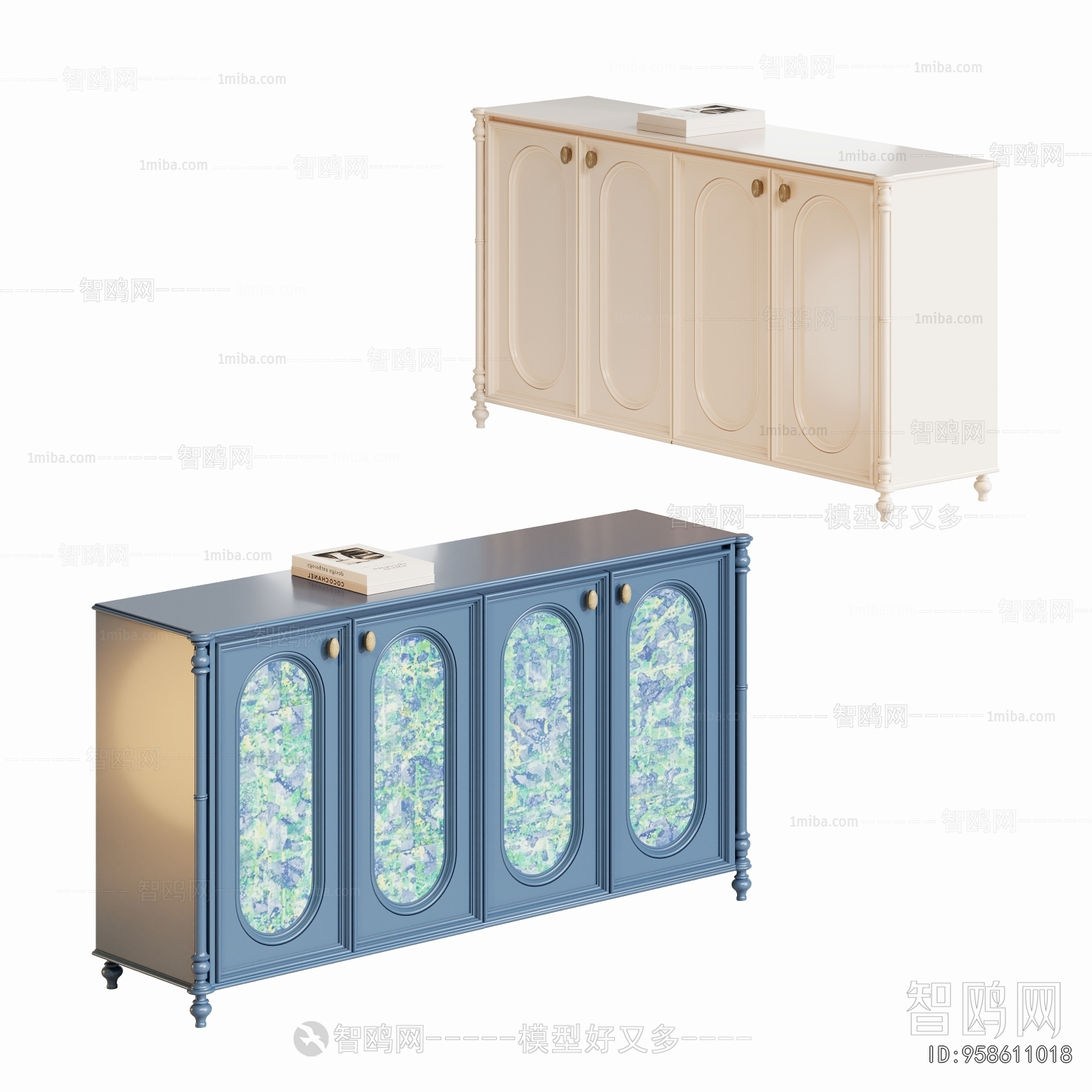 French Style Side Cabinet