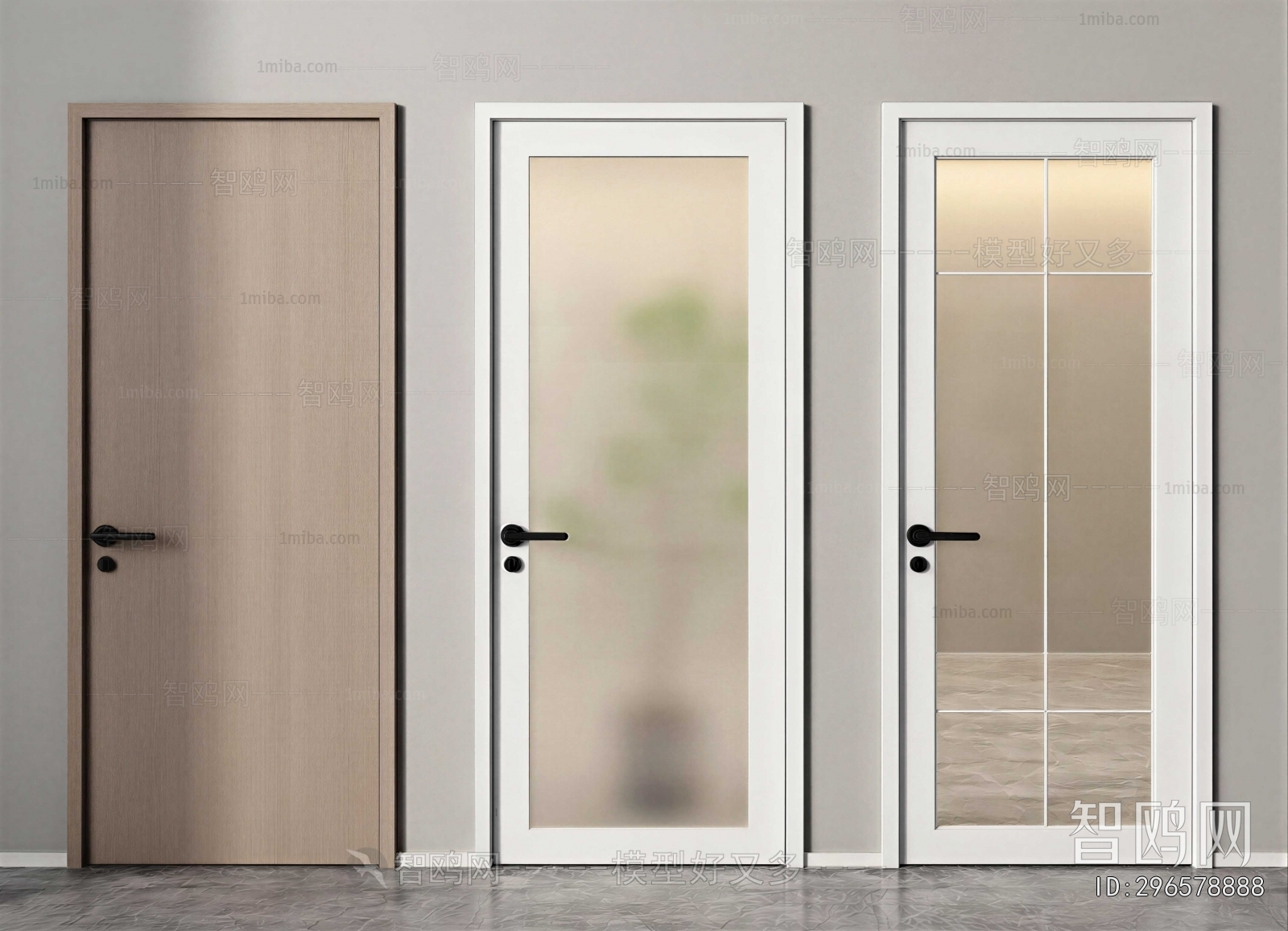 Modern Single Door