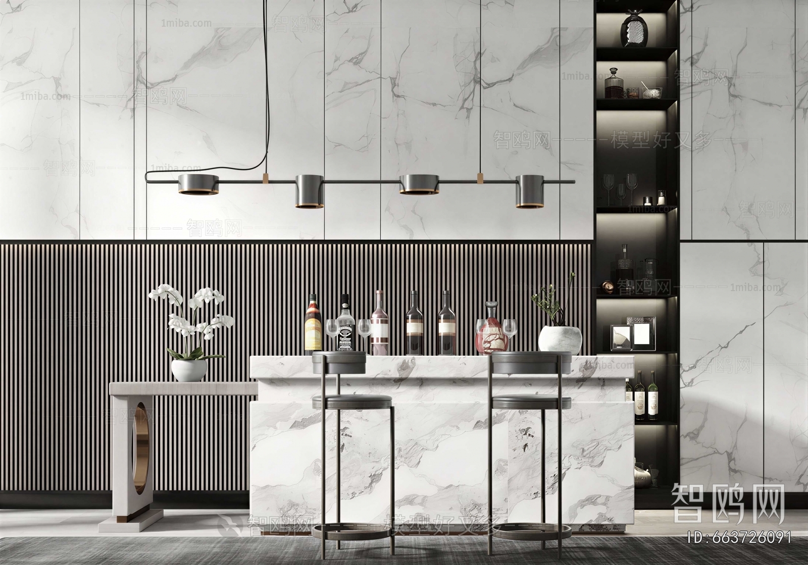 Modern Counter Bar