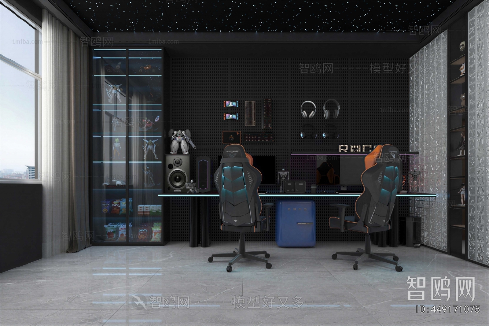 Modern E-sports Room