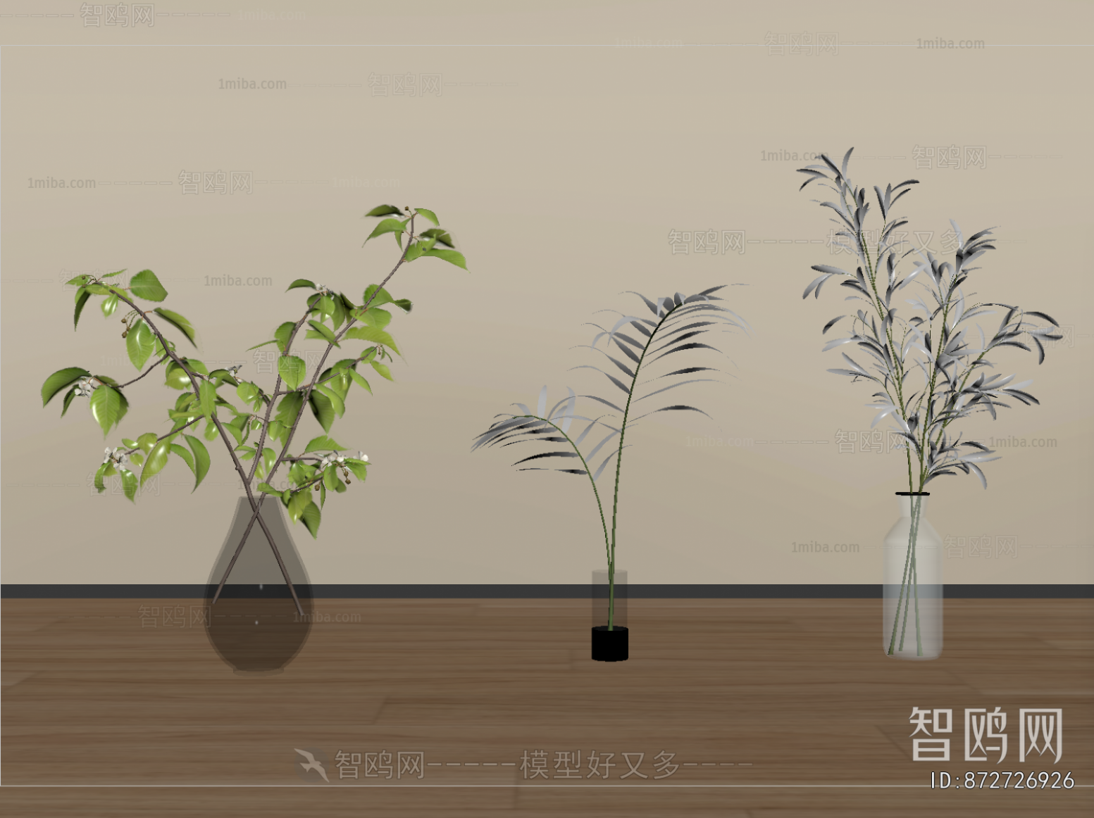 Modern Aquatic Green Plant