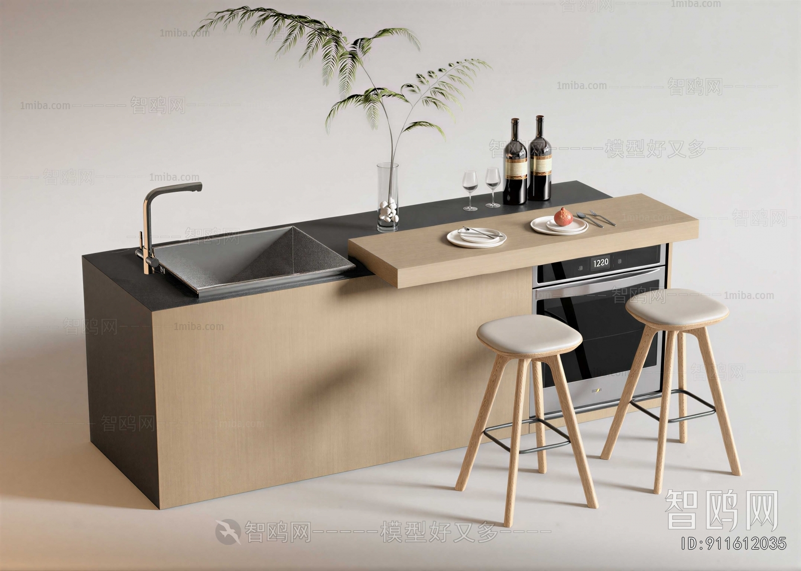 Modern Counter Bar
