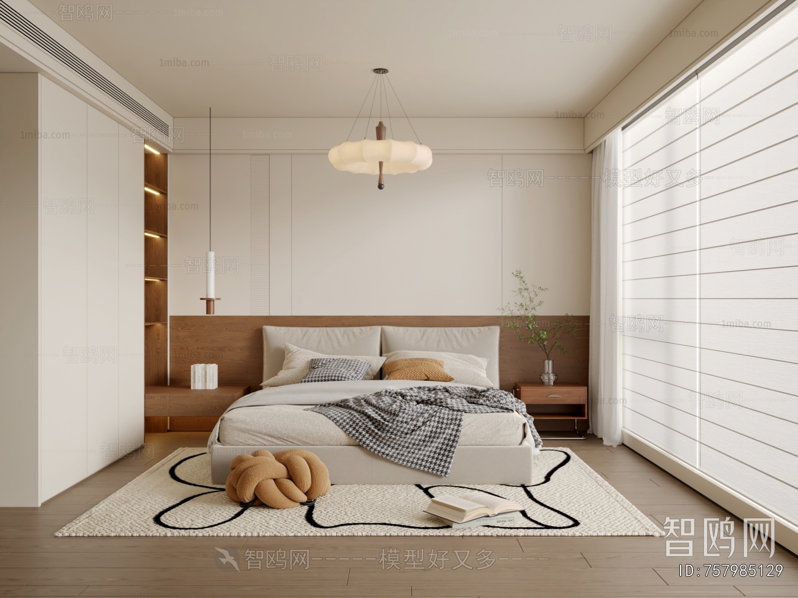 Wabi-sabi Style Bedroom