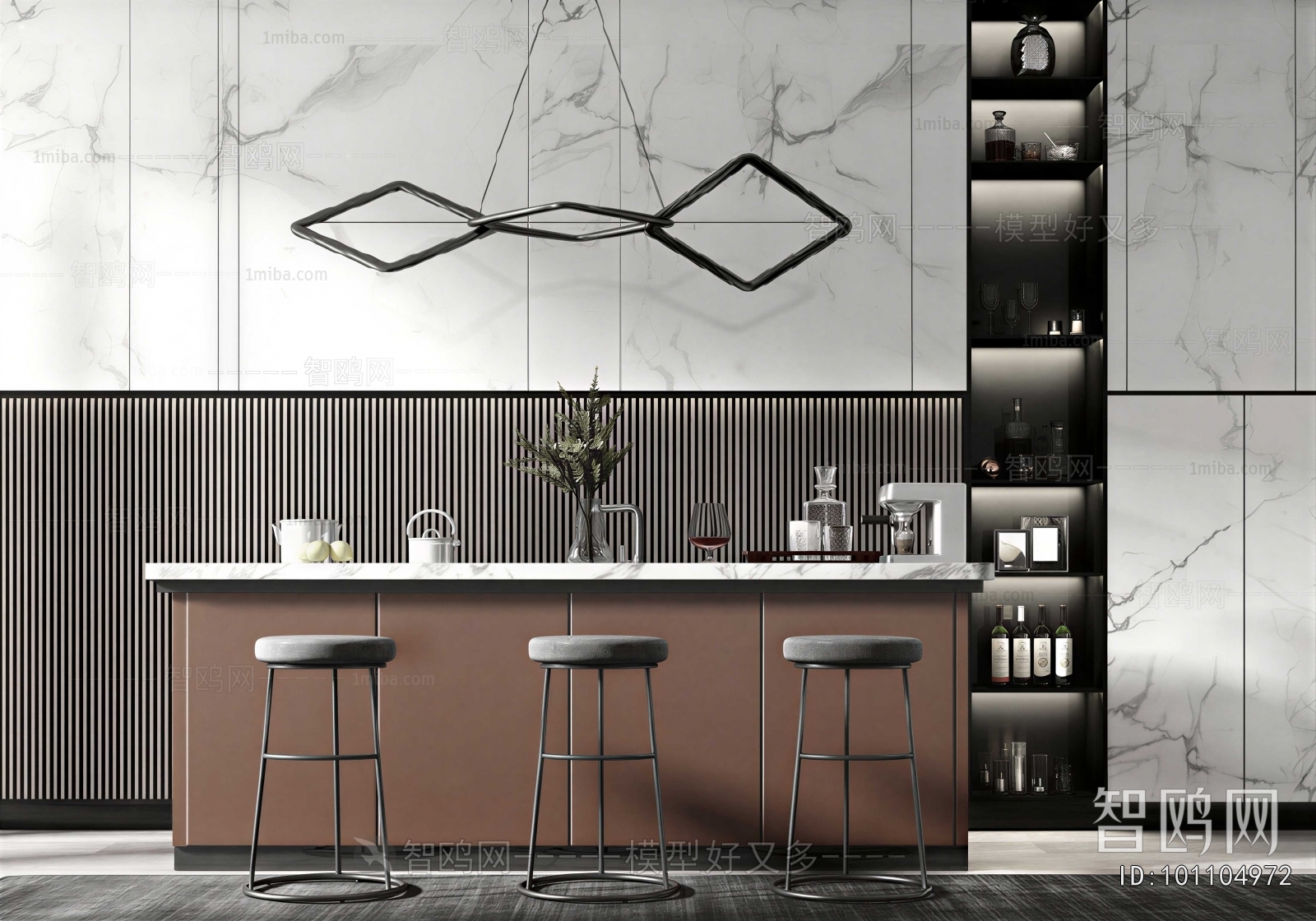 Modern Counter Bar