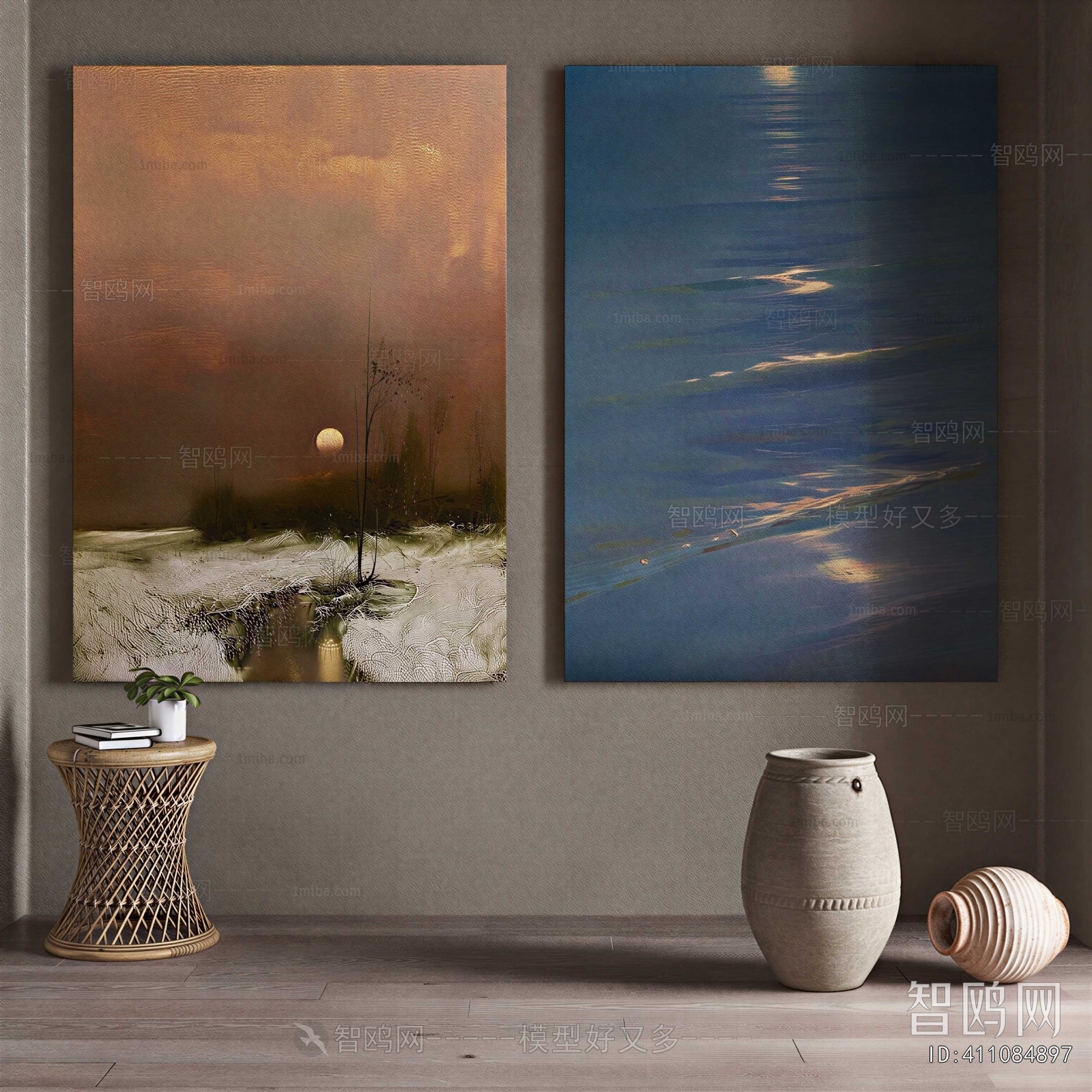 Wabi-sabi Style Painting