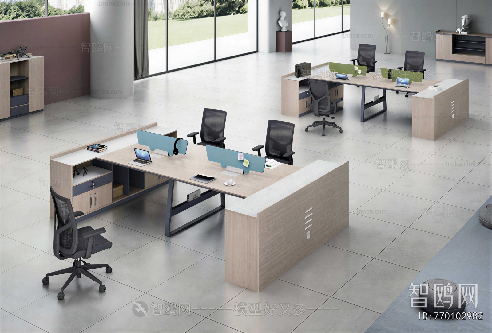 Modern Office Desk And Chair