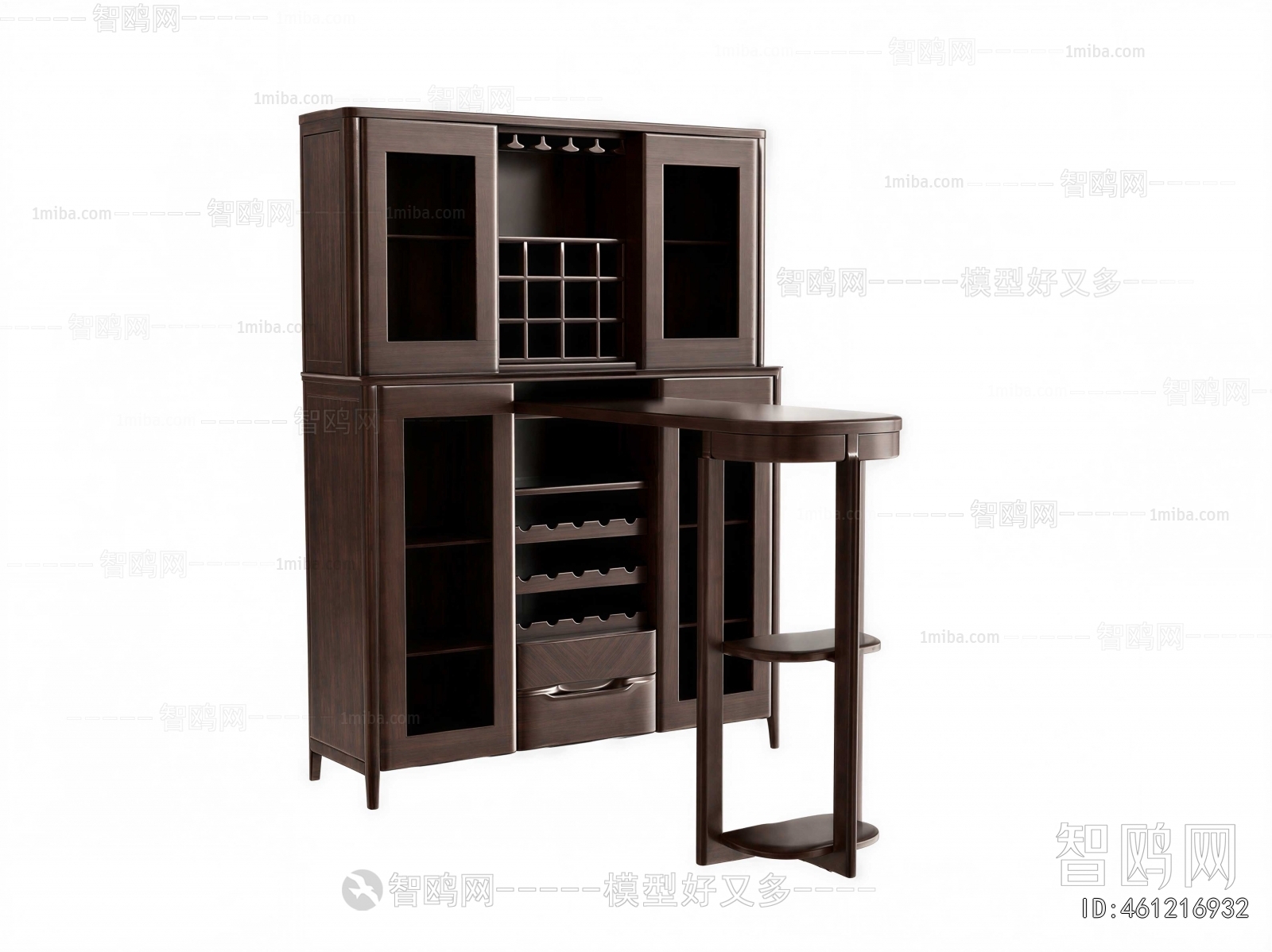 New Chinese Style Wine Cabinet