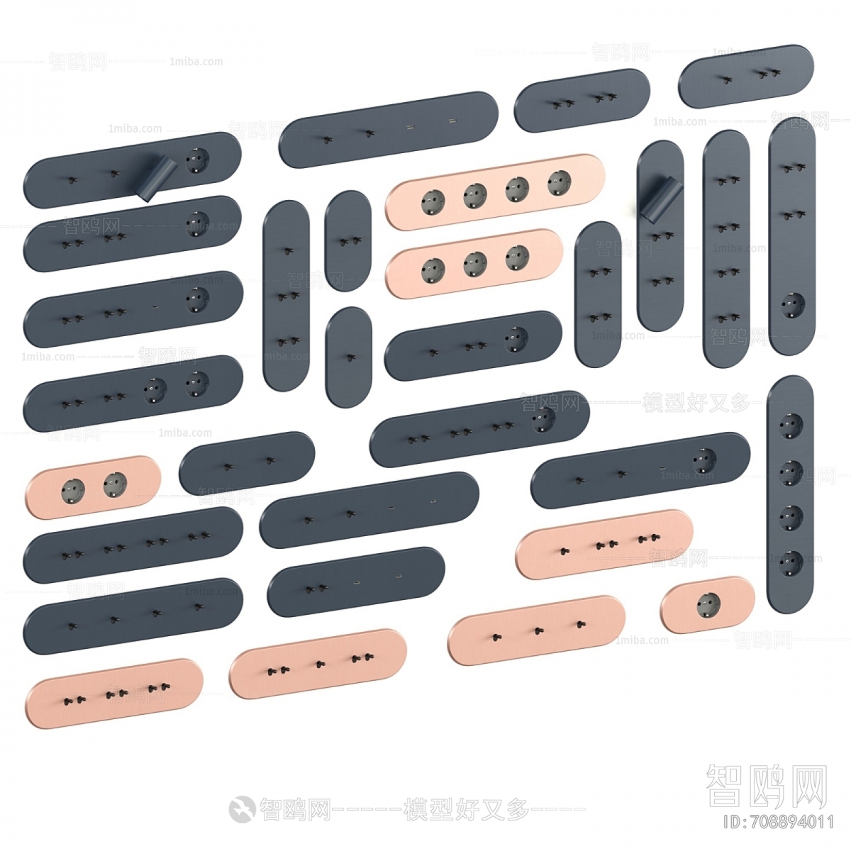 Modern Switch Socket Panel