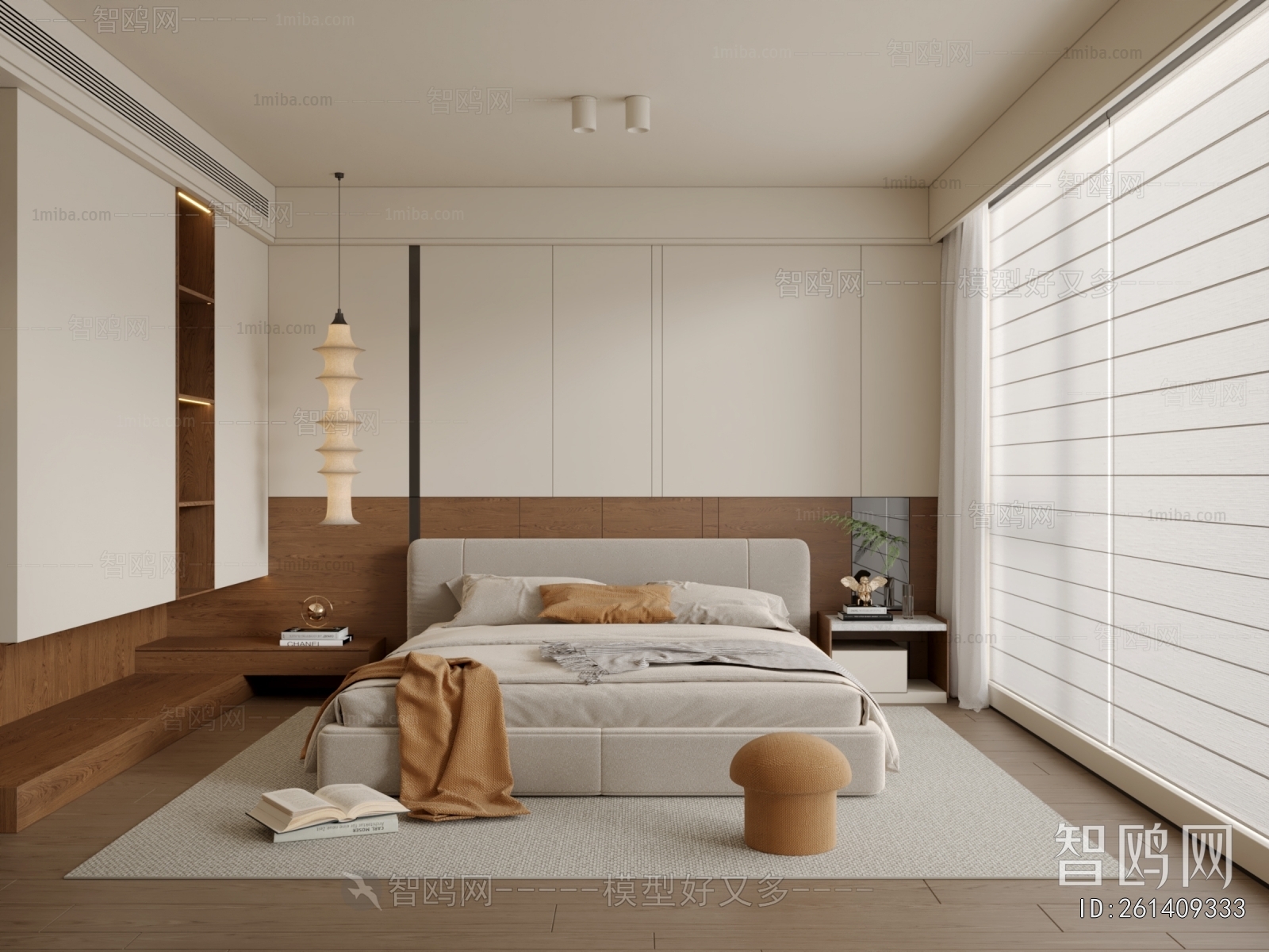 Wabi-sabi Style Bedroom