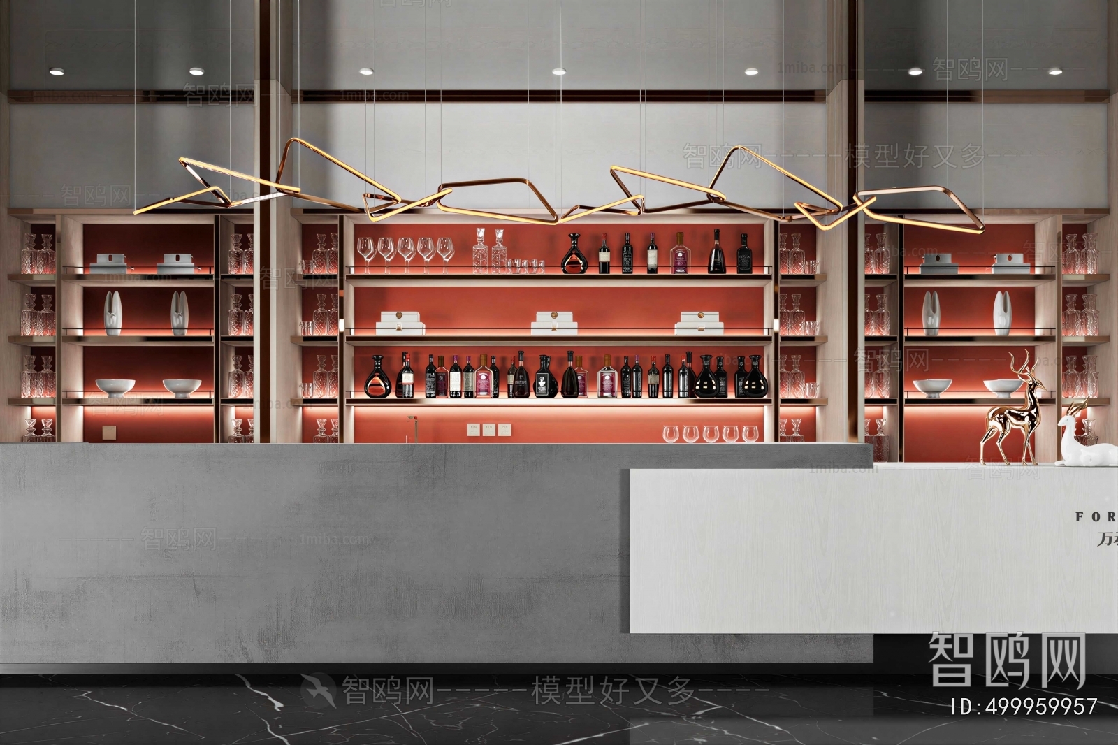 Modern Counter Bar