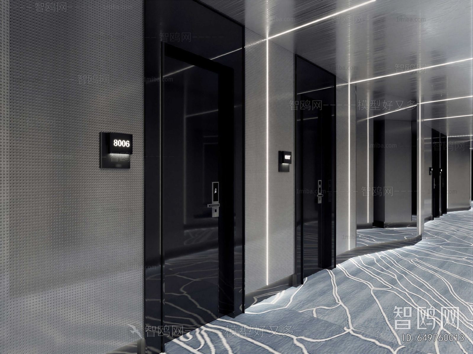 Modern Corridor Elevator Hall