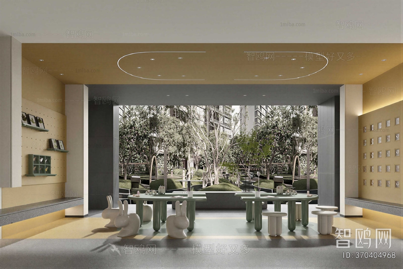 Modern Children's Room Activity Room