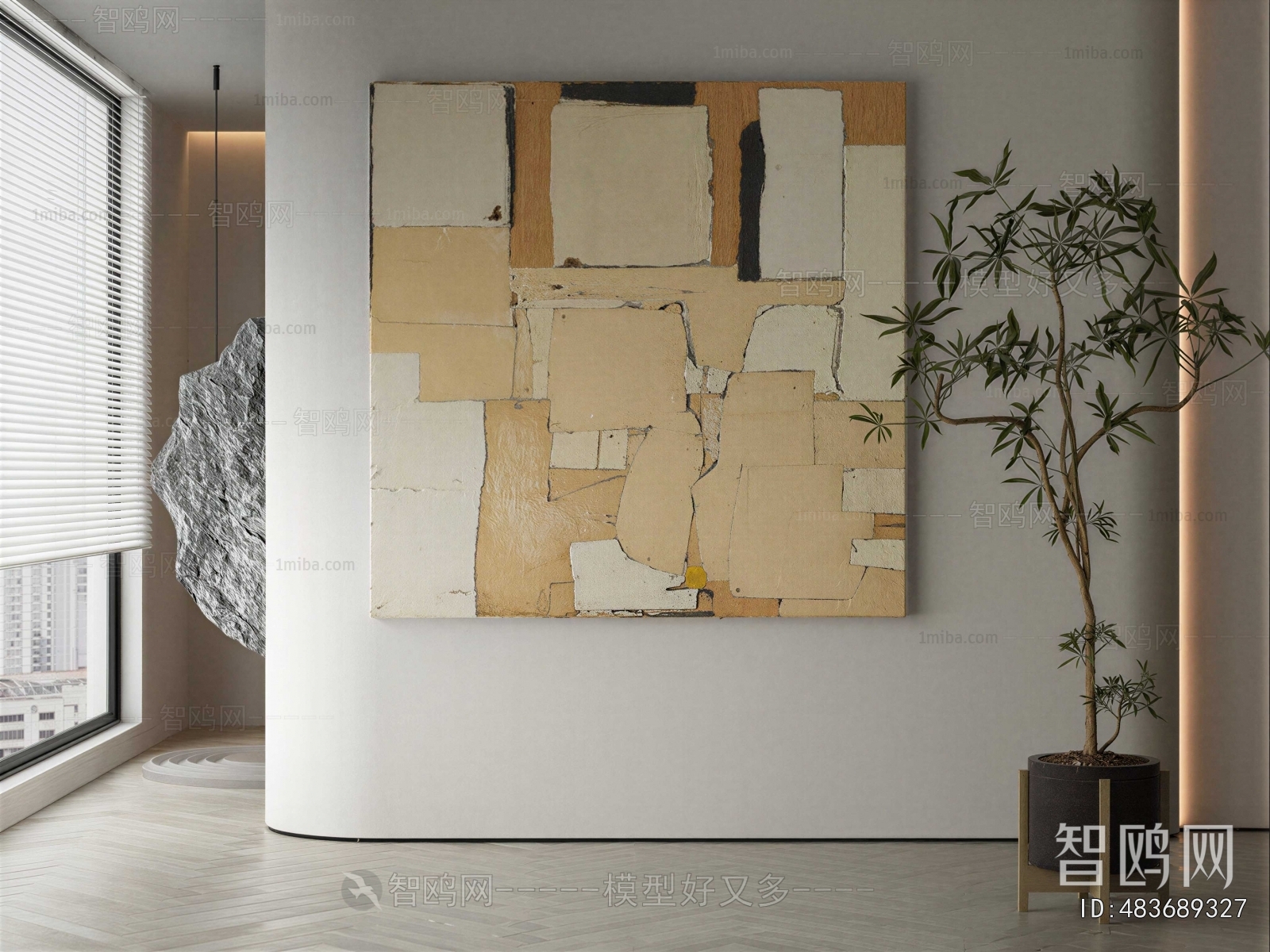 Wabi-sabi Style Painting