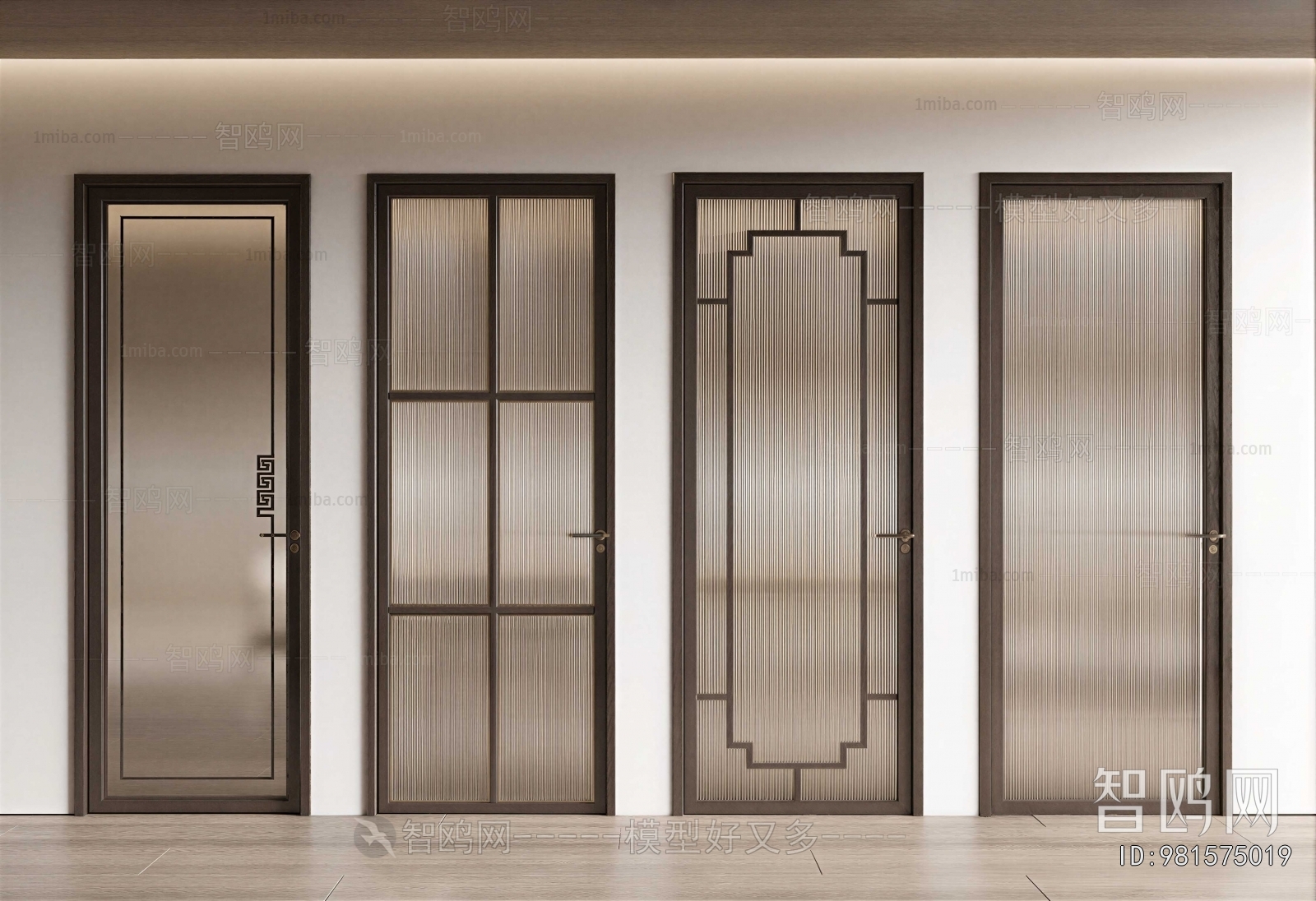 New Chinese Style Single Door