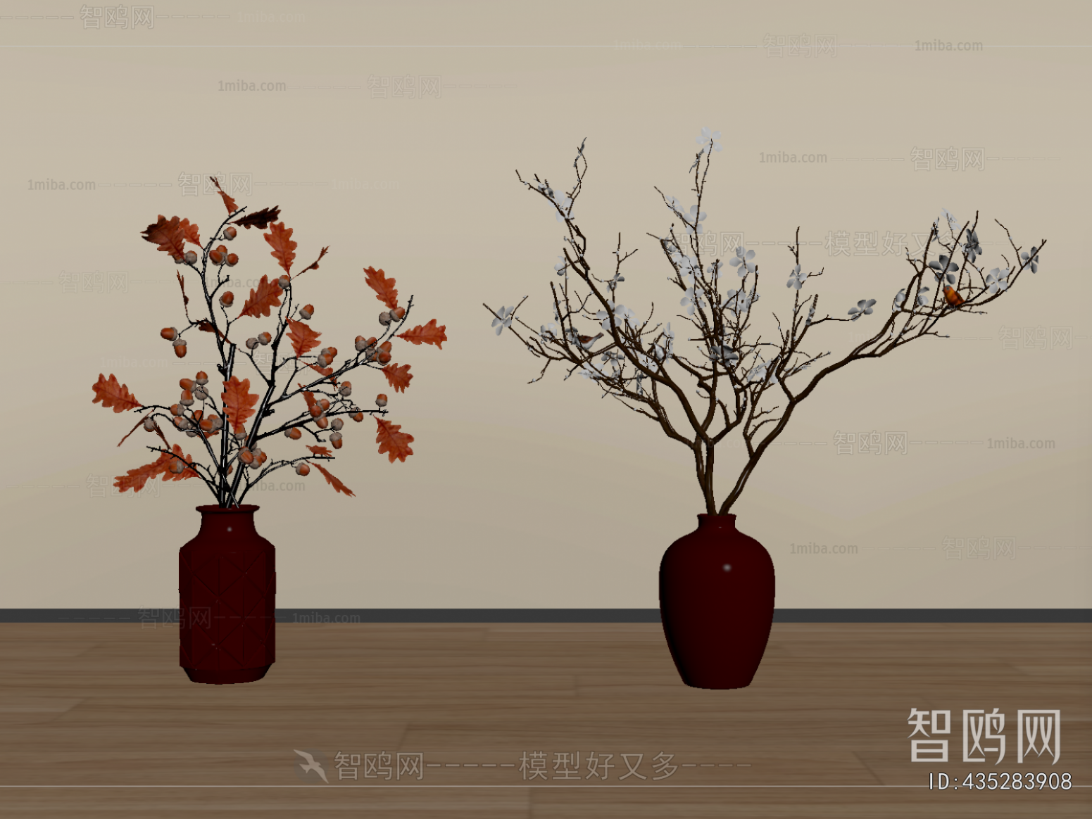 Wabi-sabi Style Dried Branch