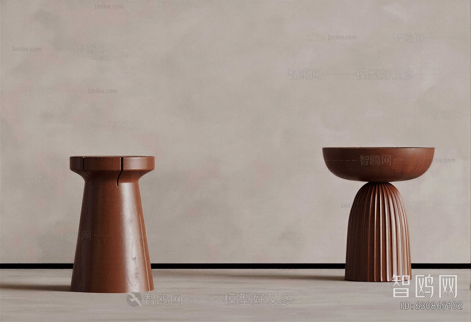 Wabi-sabi Style Side Table/corner Table