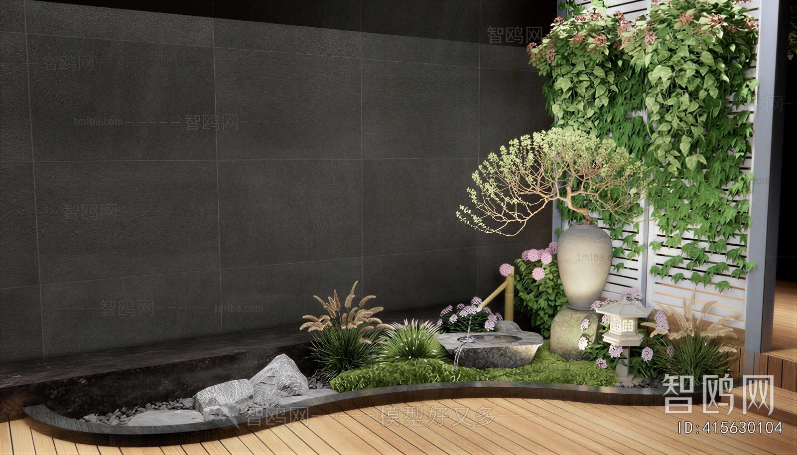 Japanese Style Plant Landscaping