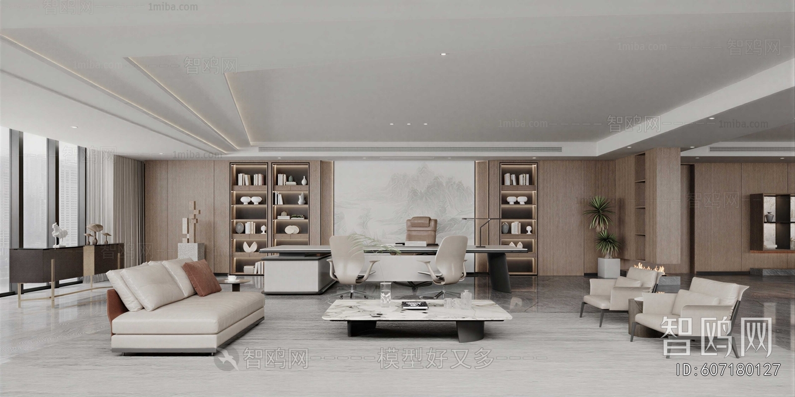 New Chinese Style Manager's Office