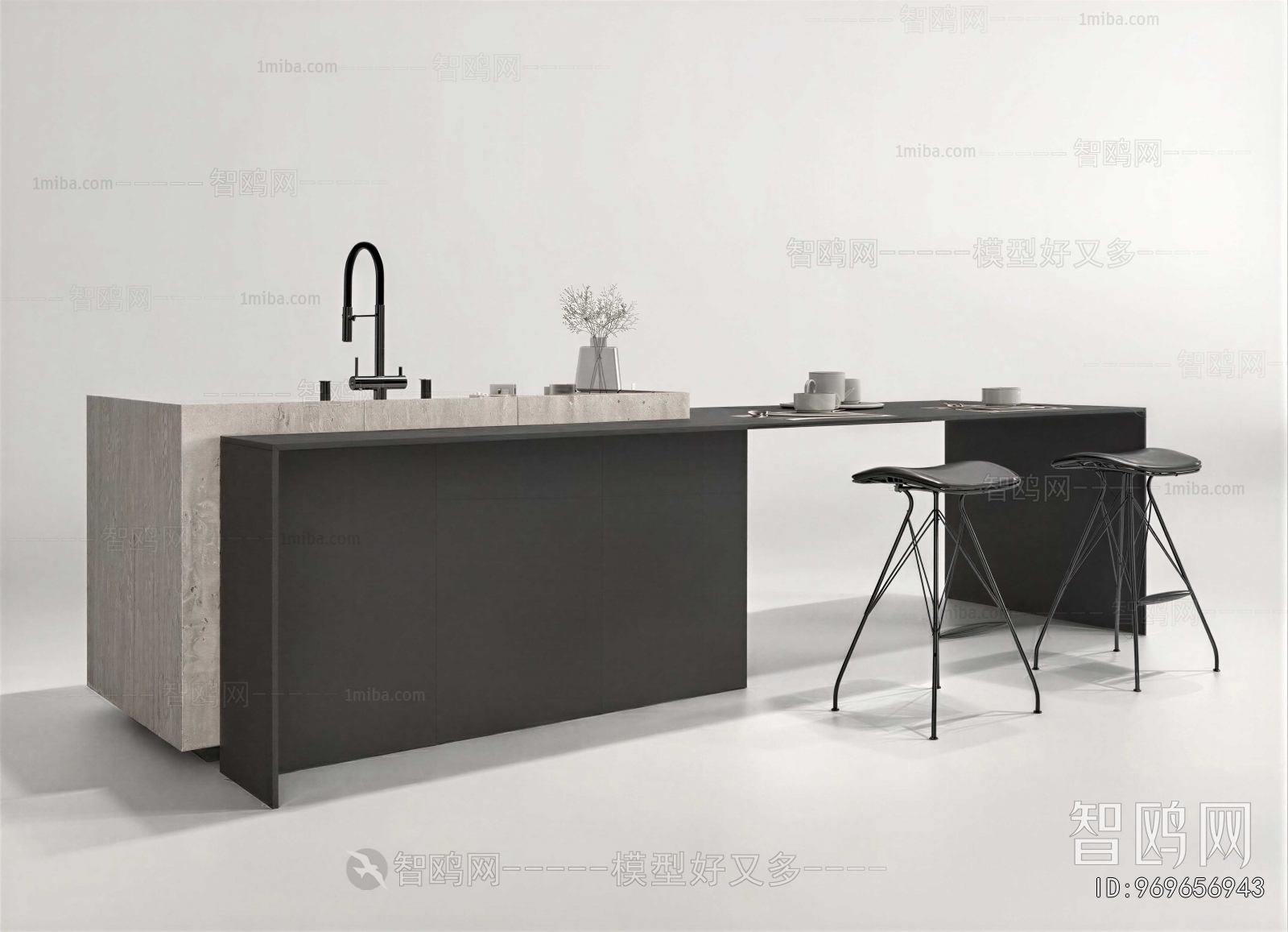 Modern Counter Bar