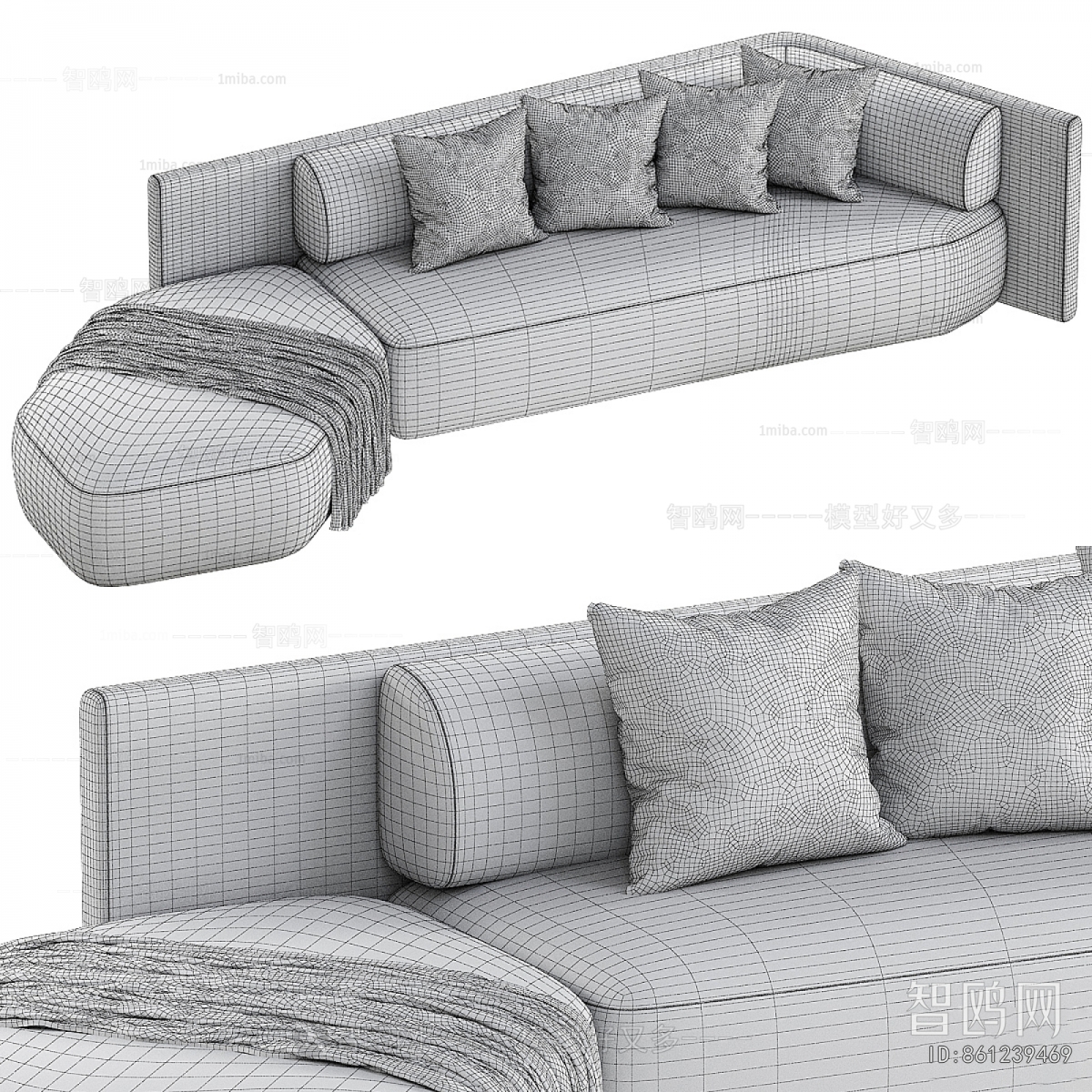 Modern Curved Sofa