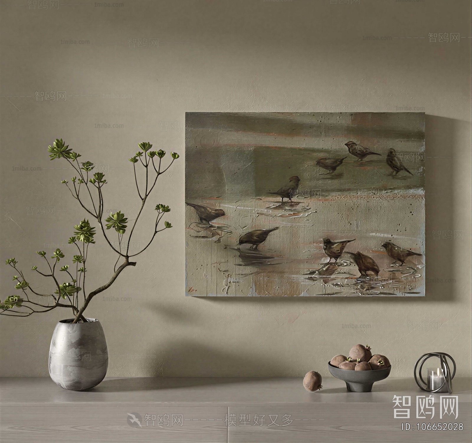 Wabi-sabi Style Painting