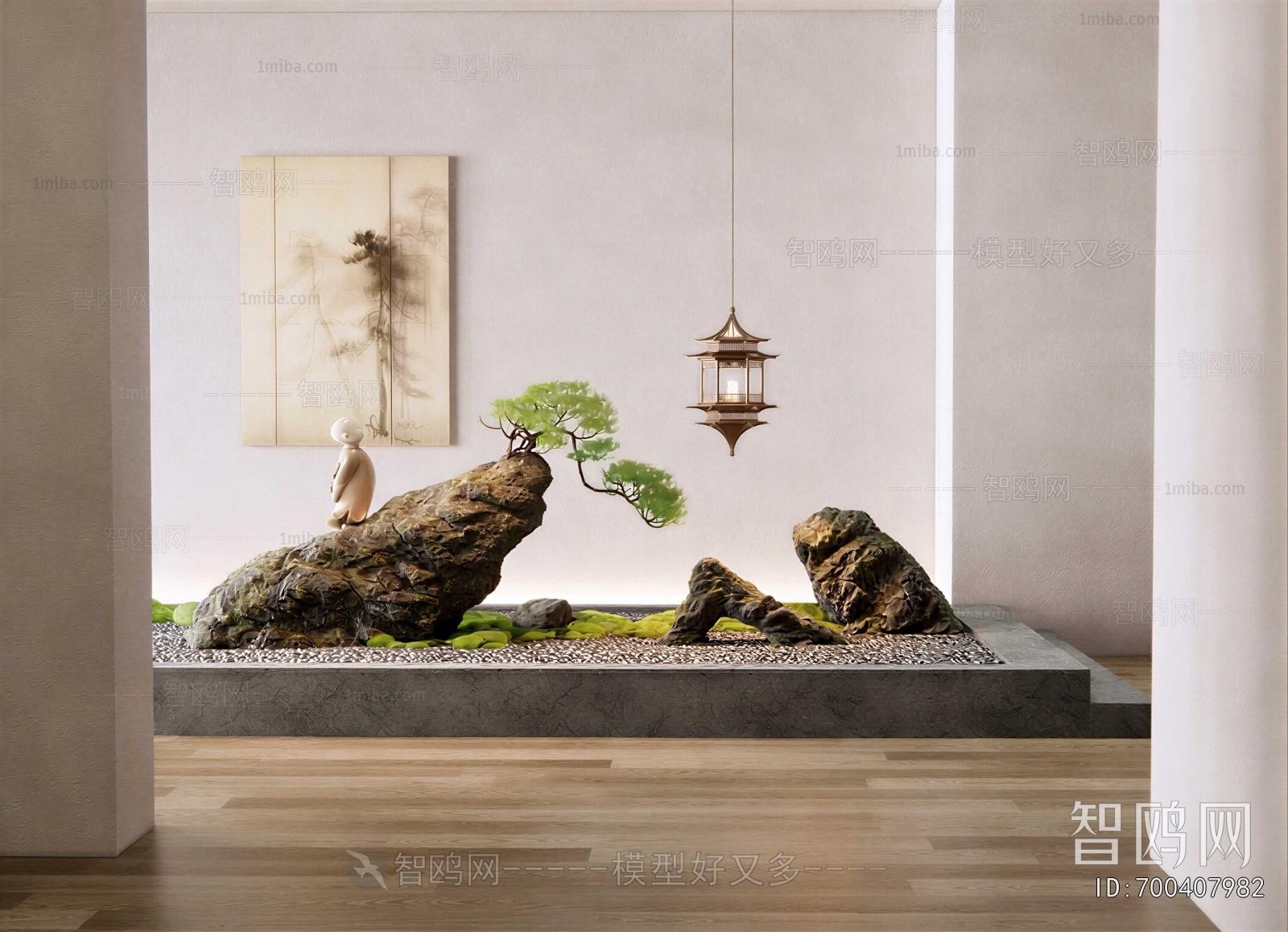 New Chinese Style Plant Landscaping