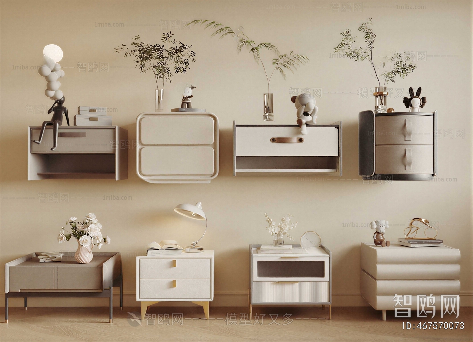 Modern Bedside Cupboard