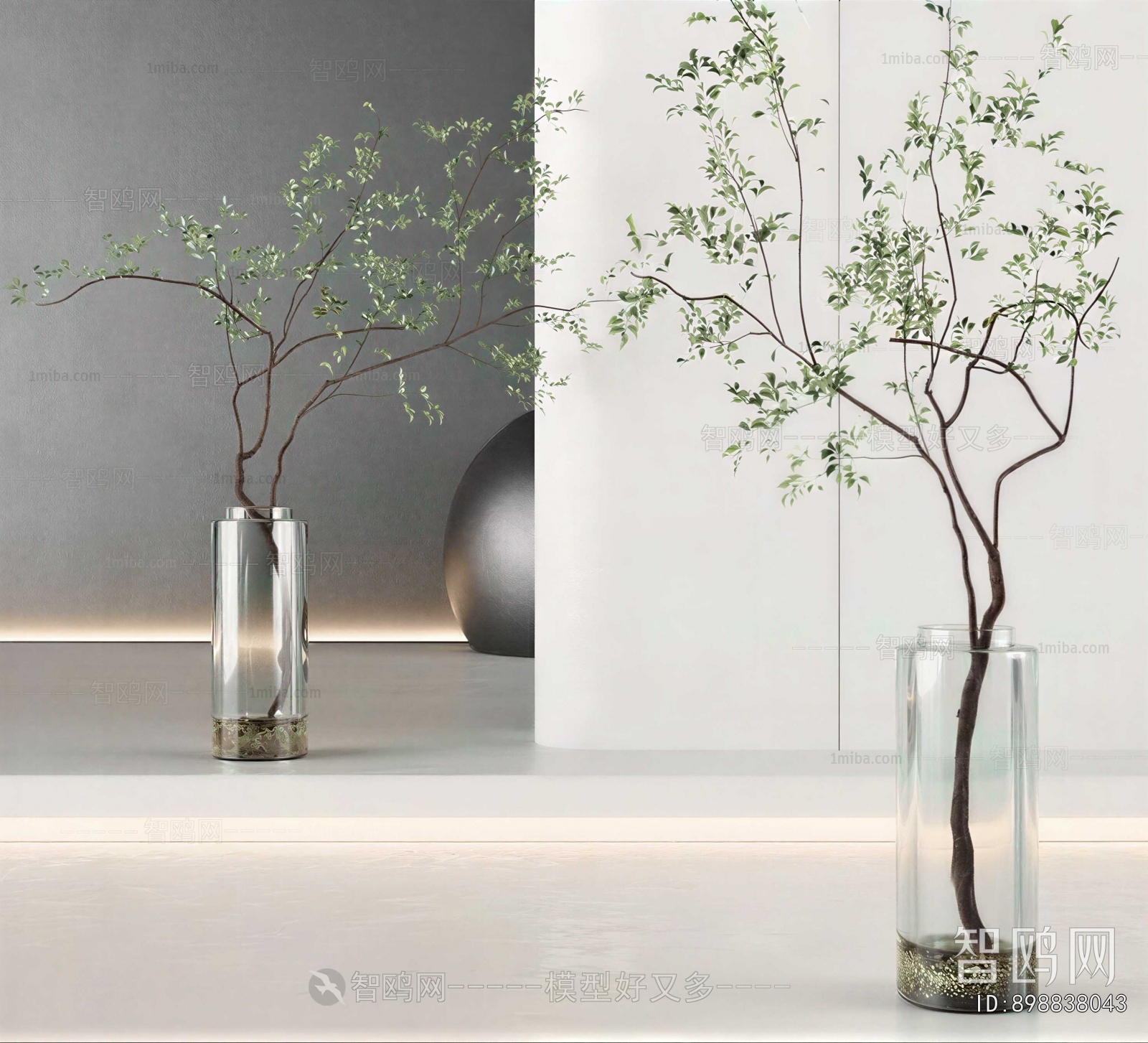 Modern Aquatic Green Plant