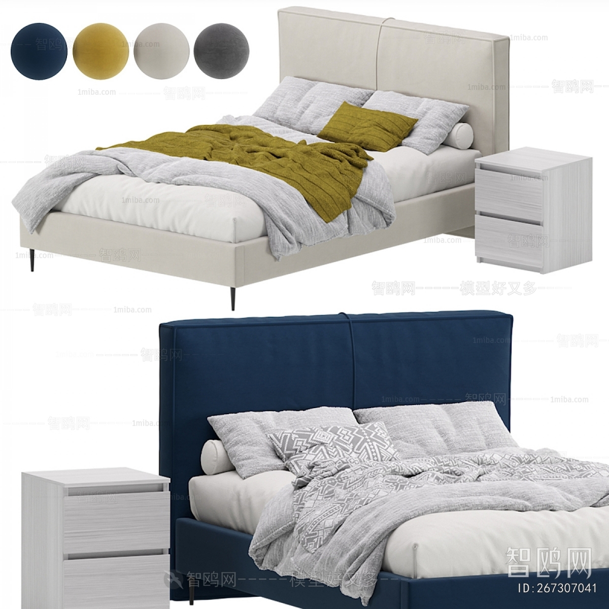 Modern Double Bed