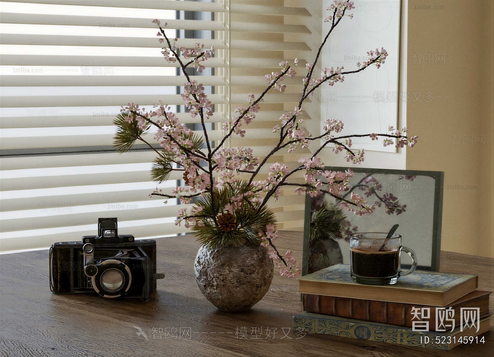 Wabi-sabi Style Flower Arrangement