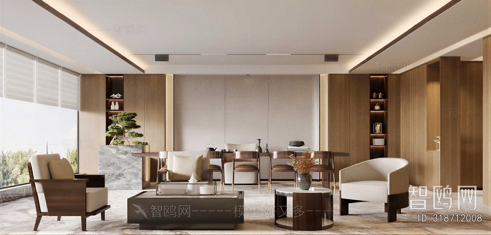 New Chinese Style Manager's Office